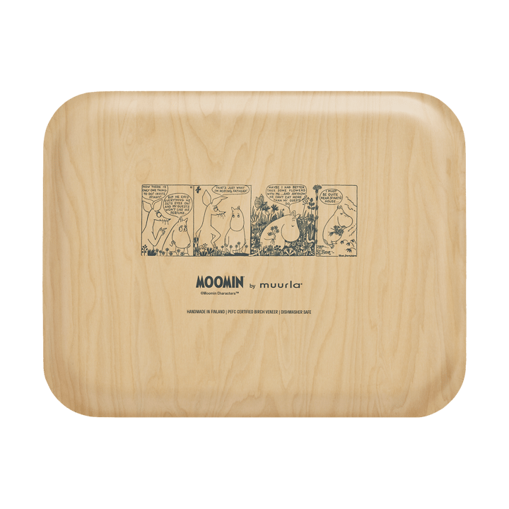 Moomin δίσκος 28x36 cm - Flower field - Muurla