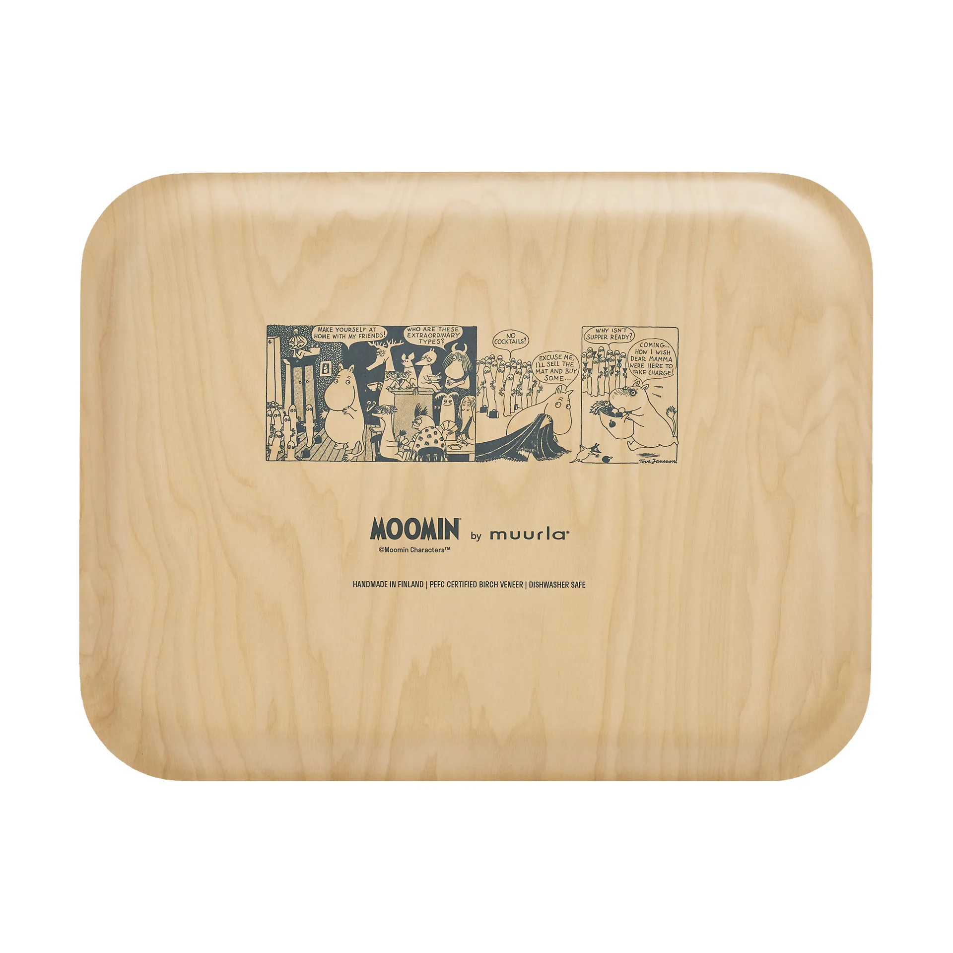 Moomin δίσκος 28x36 cm, Room for all Muurla