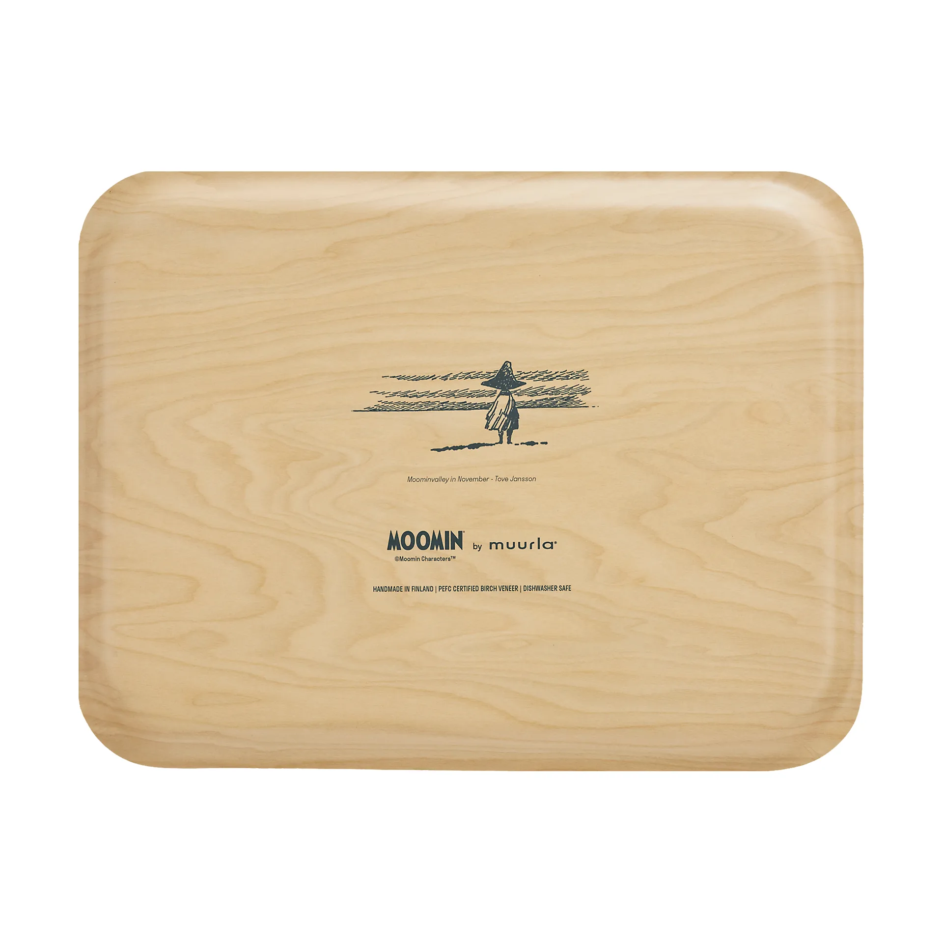 Moomin δίσκος 32x42 cm, Finnish Moominvalley map Muurla
