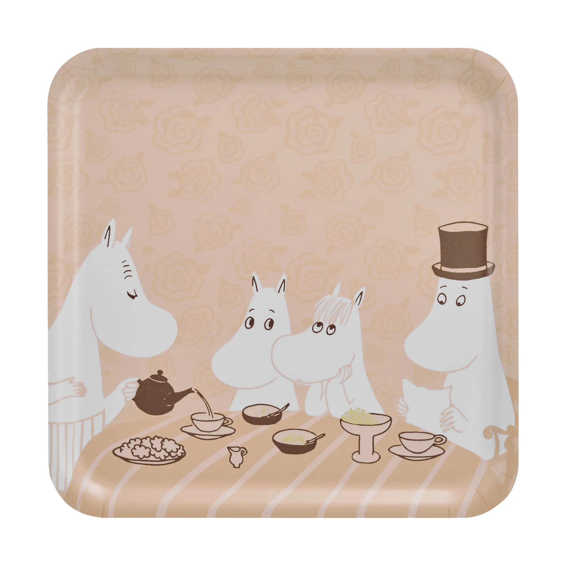 Moomin δίσκος 33x33 cm, Coffee time Muurla