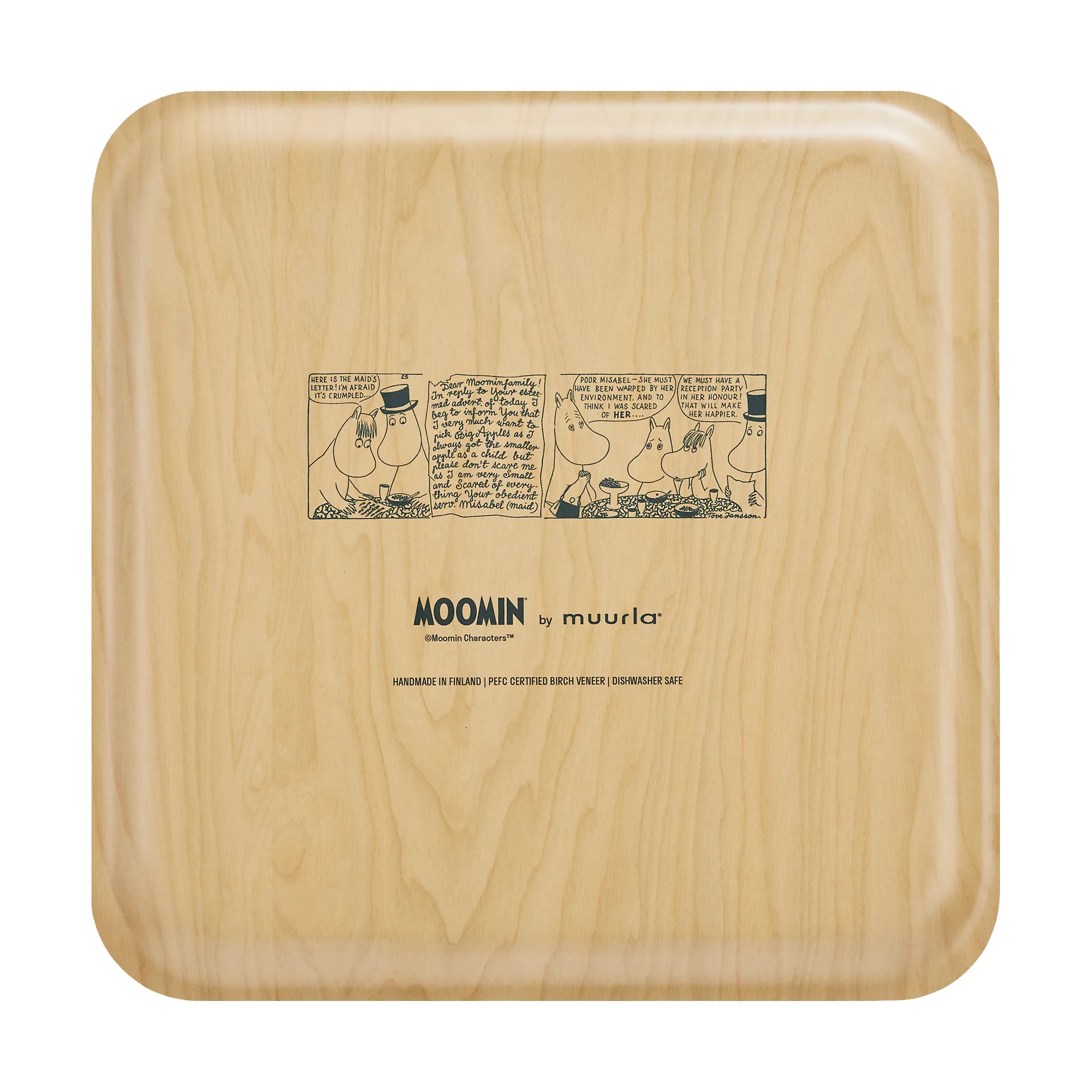Moomin δίσκος 33x33 cm, Coffee time Muurla
