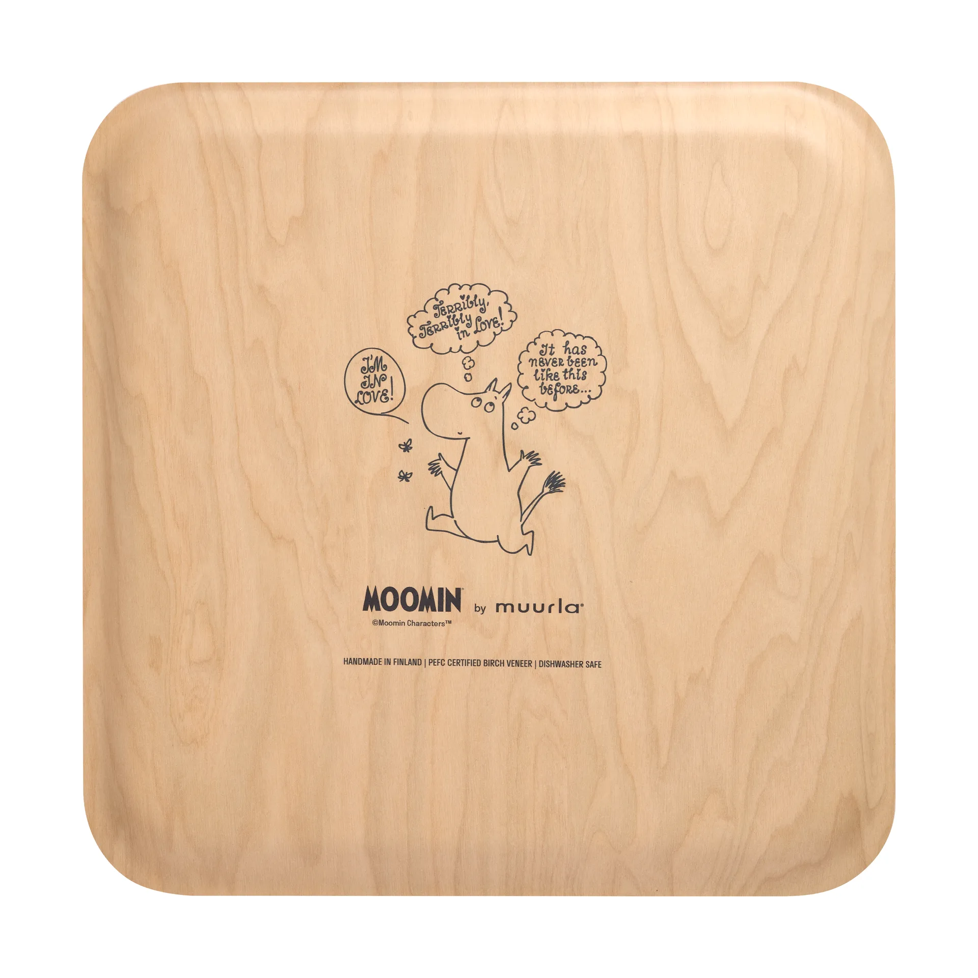 Moomin δίσκος 33x33 cm, Heart Muurla