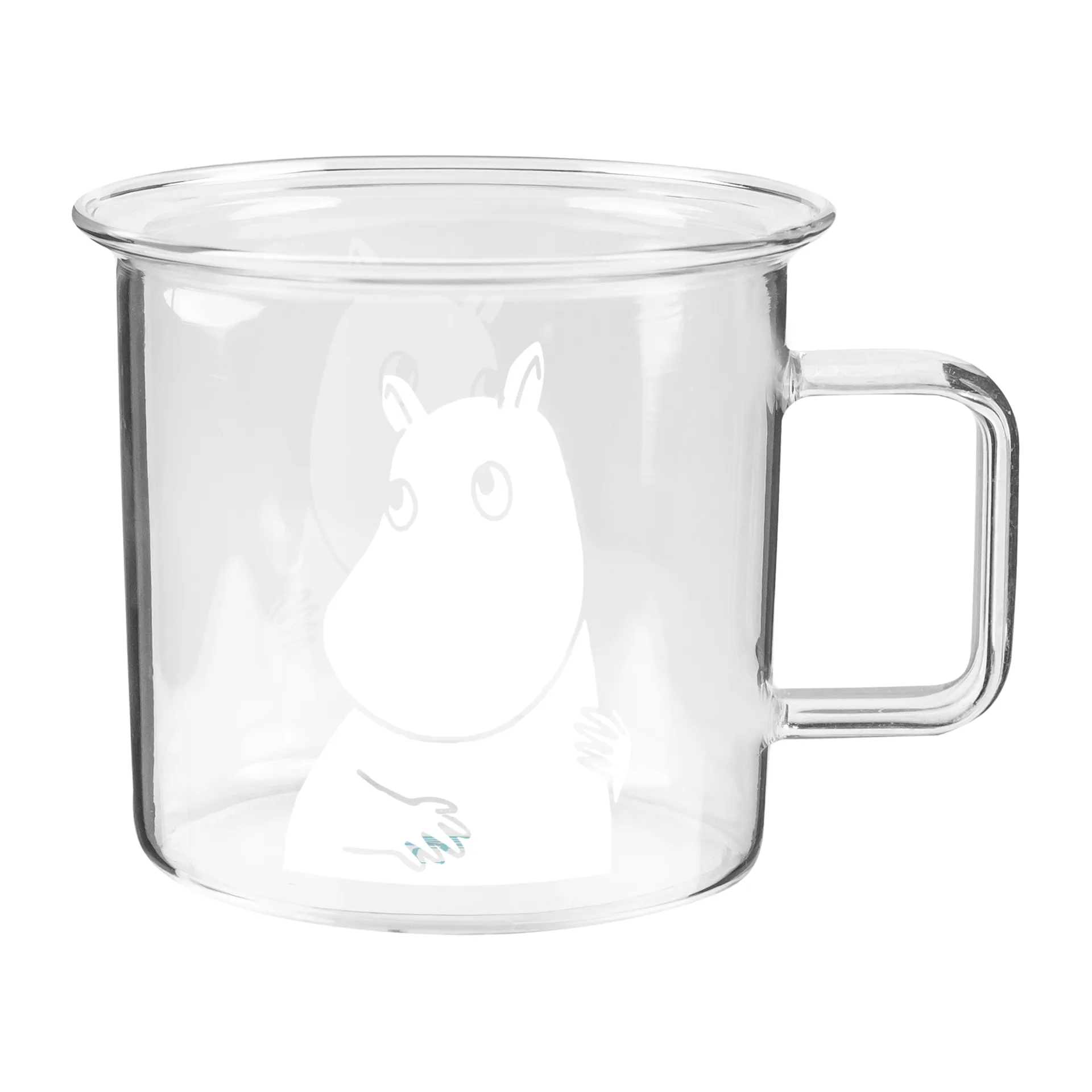 Γυάλινη κούπα Moomin διαφανής 35 cl, Moomin Muurla