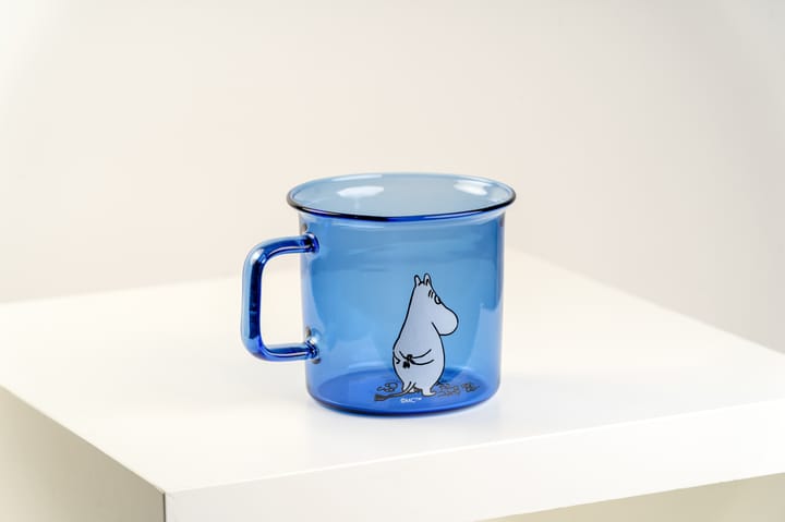 Moomin γυάλινη κούπα 35 cl, Μπλε Muurla