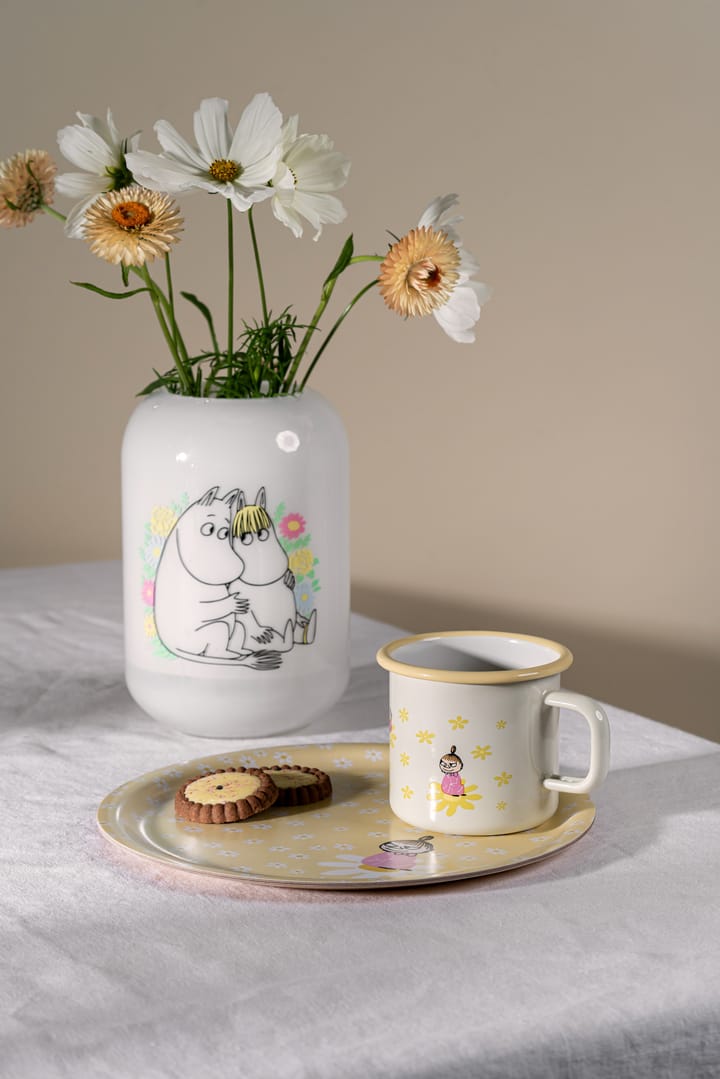 Moomin εμαγιέ κούπα 37 cl, Flowers Muurla