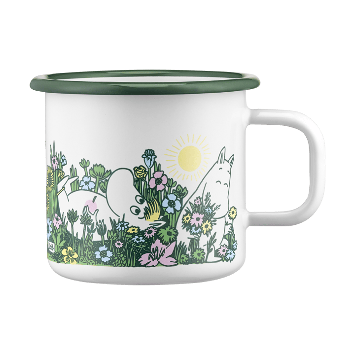 Moomin εμαγιέ κούπα 37 cl - In the garden - Muurla