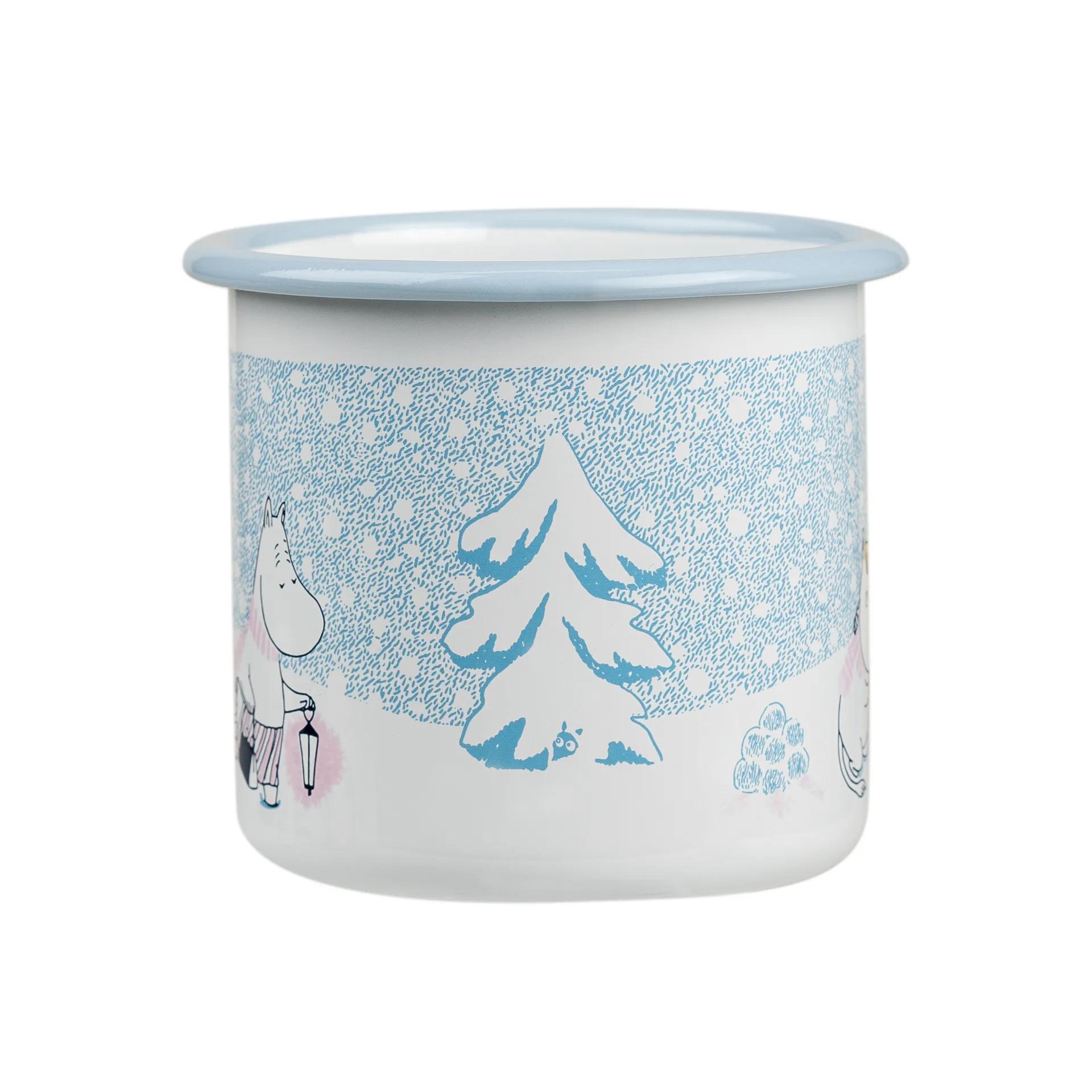 Moomin εμαγιέ κούπα 37 cl, Let it snow Muurla