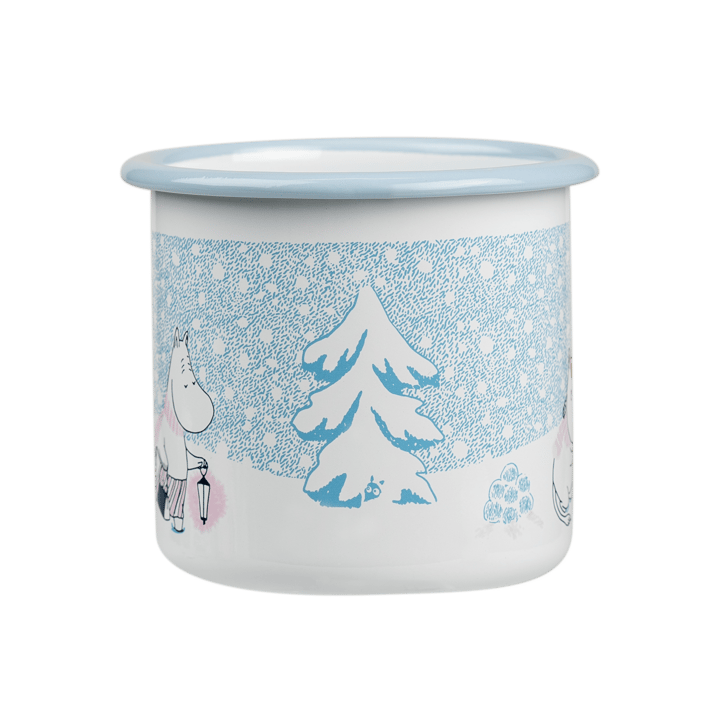 Moomin εμαγιέ κούπα 37 cl, Let it snow Muurla