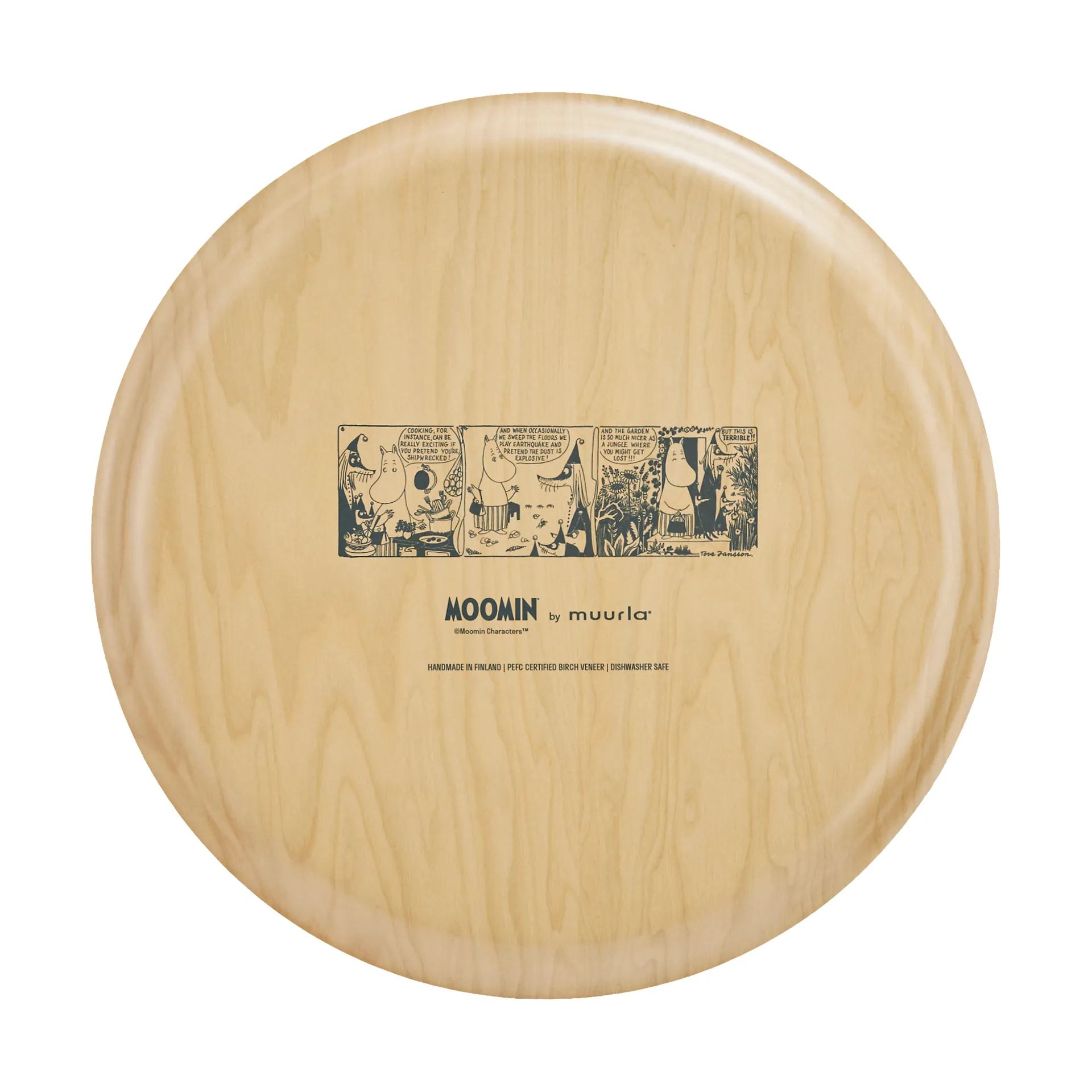 Moomin δίσκος Ø40 cm, Wild garden Muurla