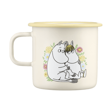 Moomin εμαγιέ κούπα 55cl - Flowers - Muurla
