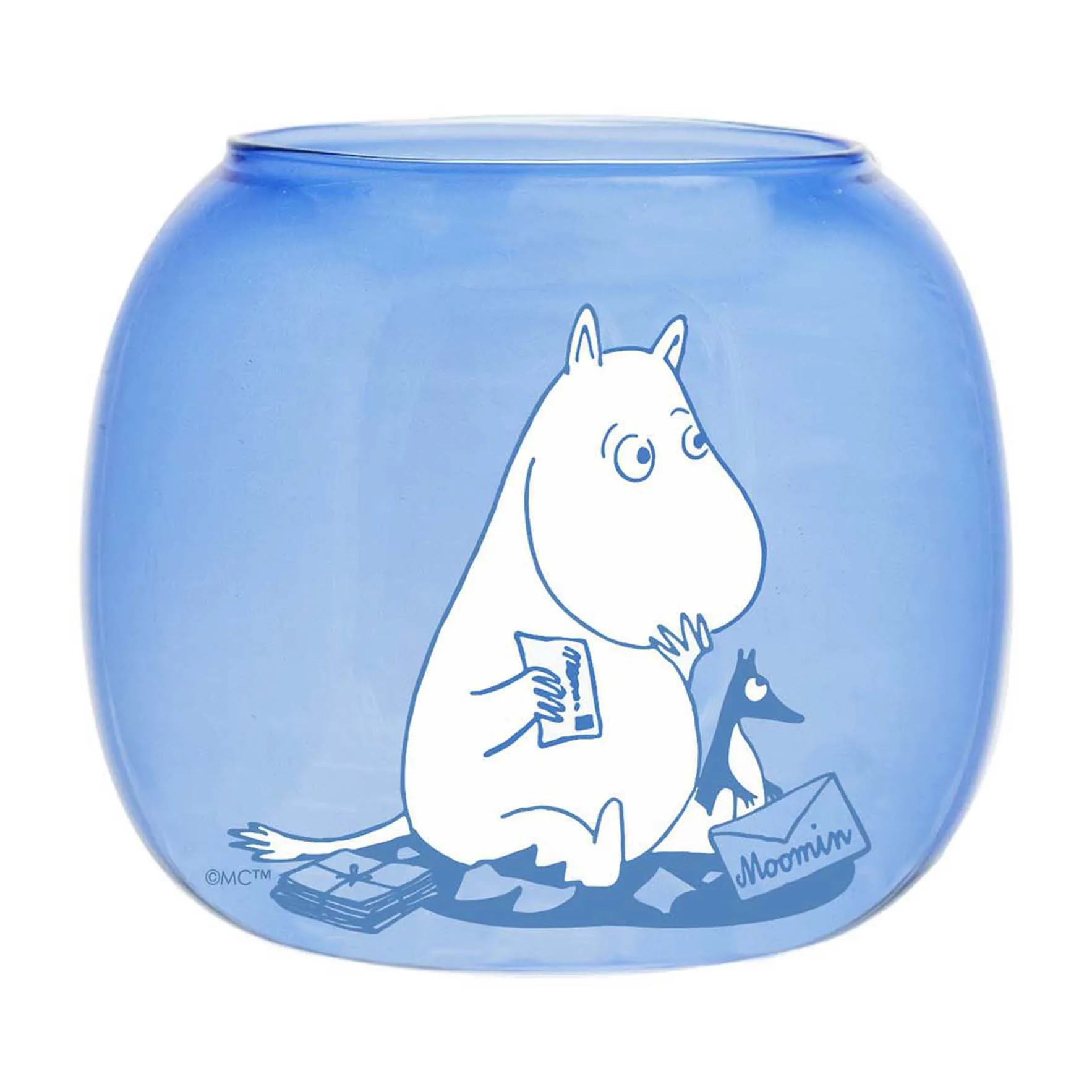 Moomin φανάρι/μπολ 9 cm, Μπλε Muurla
