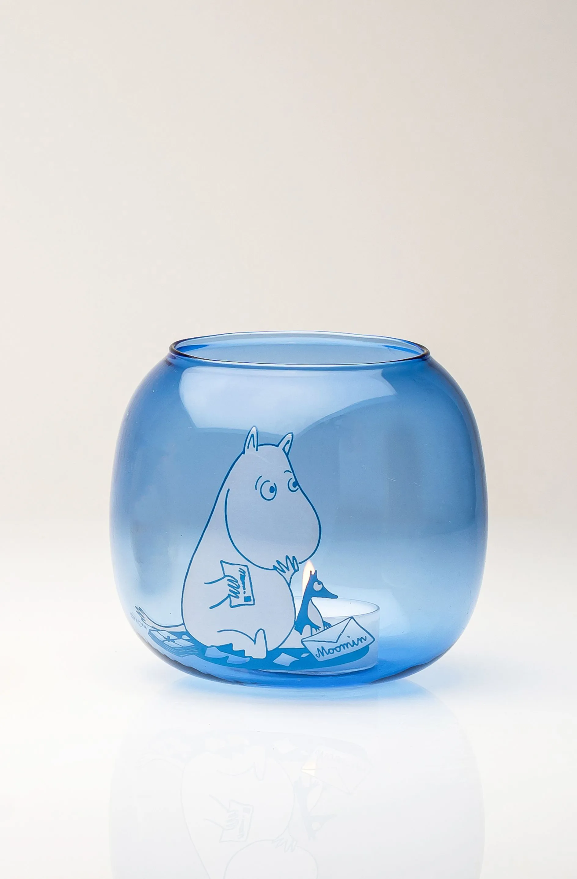 Moomin φανάρι/μπολ 9 cm, Μπλε Muurla