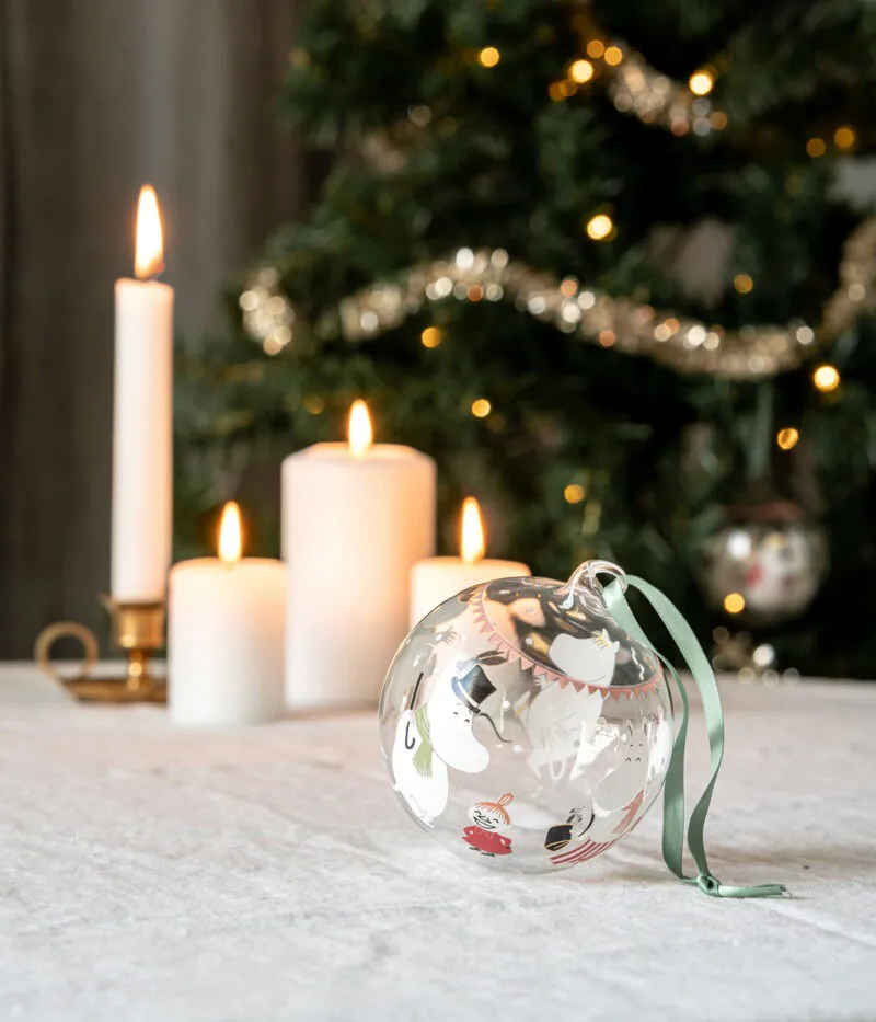 Moomin χριστουγεννιάτικη μπάλα Ø9cm, Festive spirits Muurla