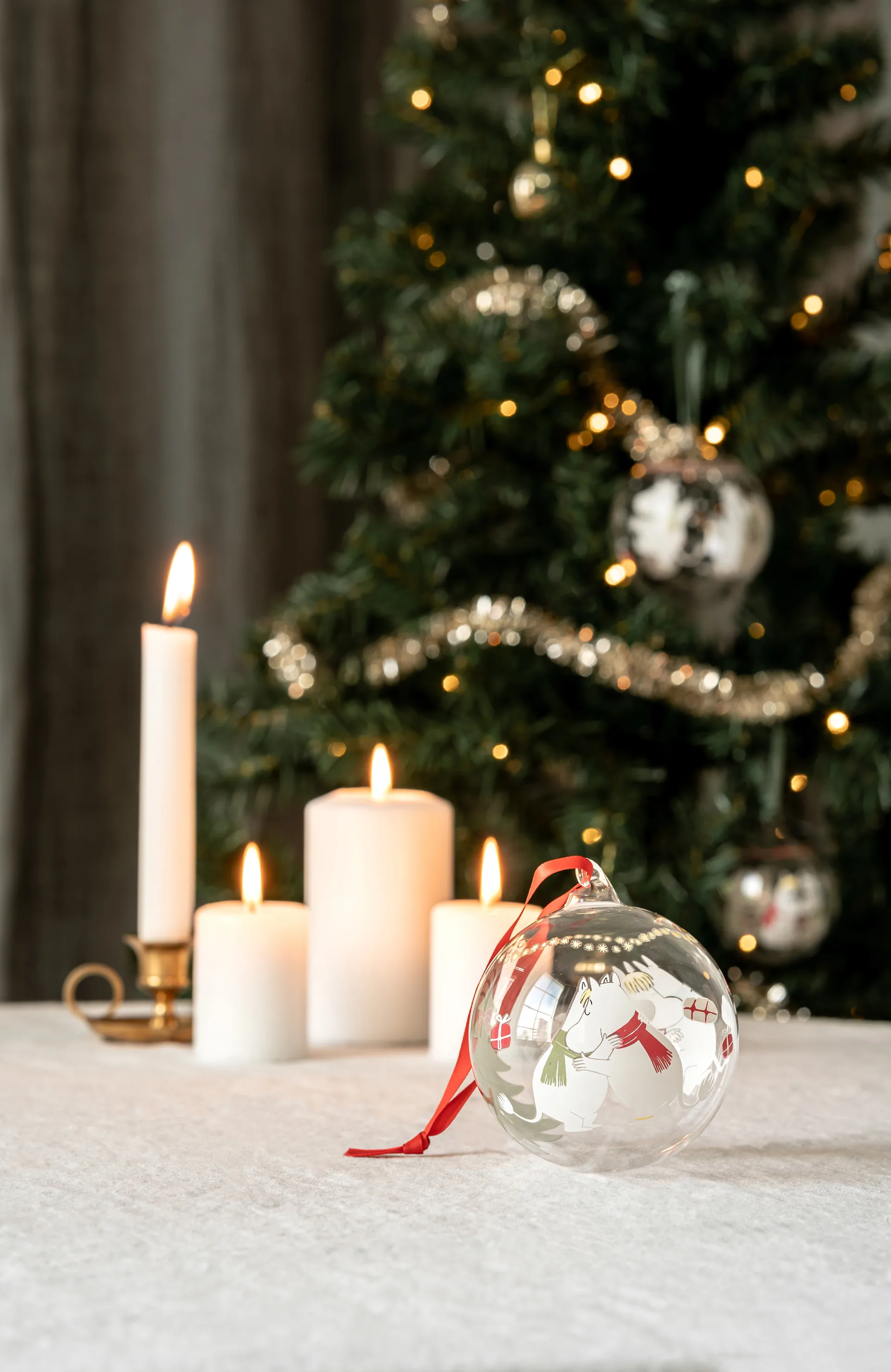 Moomin χριστουγεννιάτικη μπάλα Ø9cm, Happy holidays Muurla