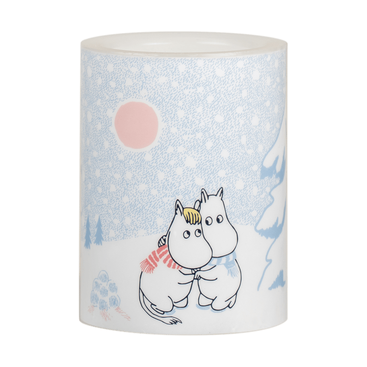 Moomin block κερί LED 10 cm - Let it snow - Muurla