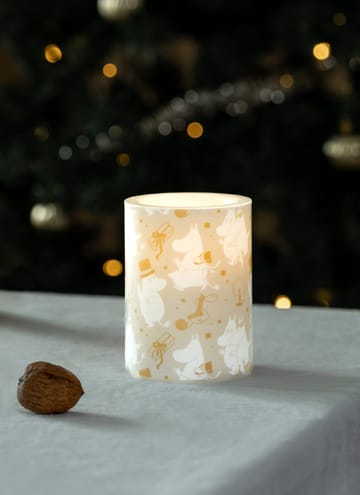 Moomin block κερί LED 10 cm - Sparkling stars - Muurla