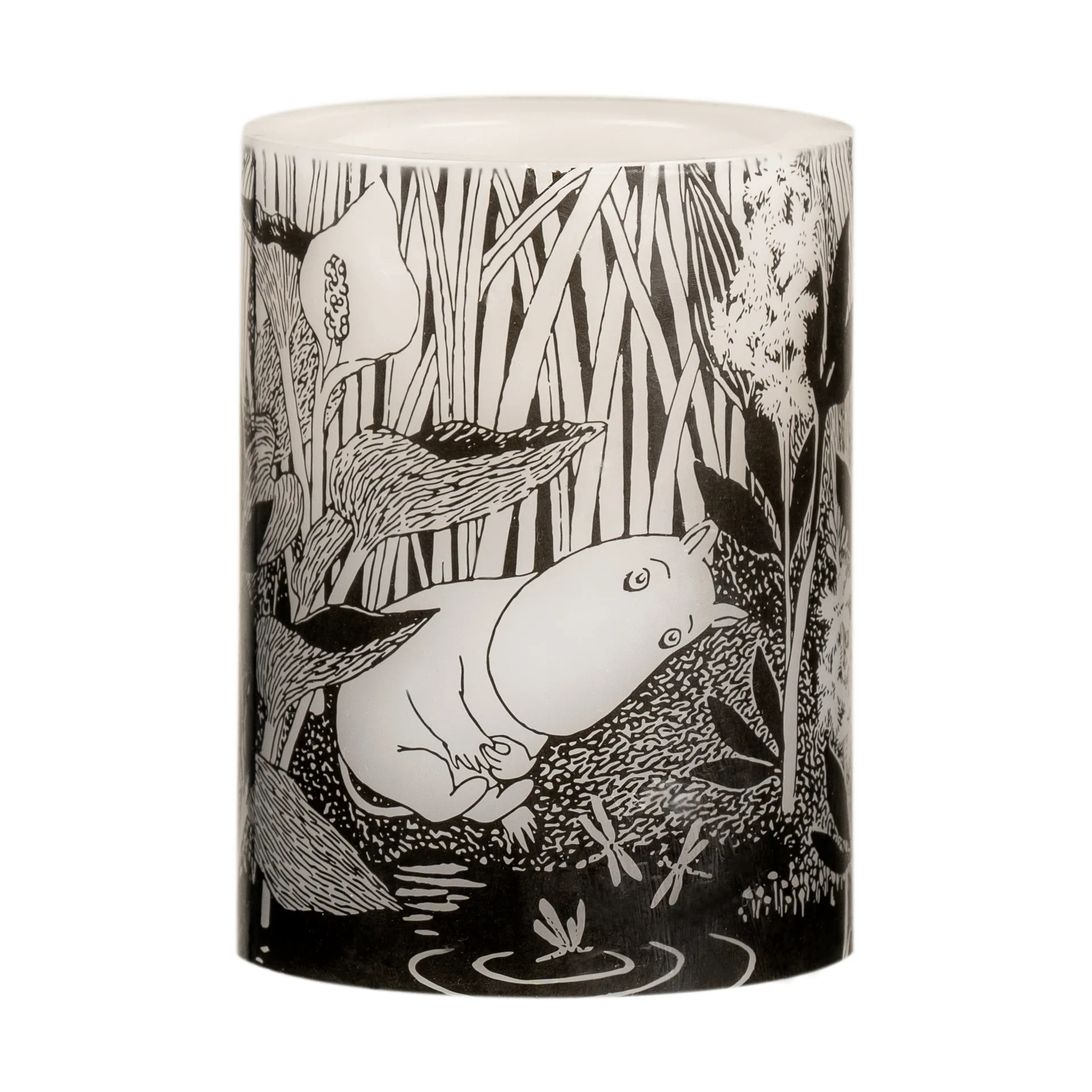 Moomin block κερί LED 10 cm, The pond Muurla