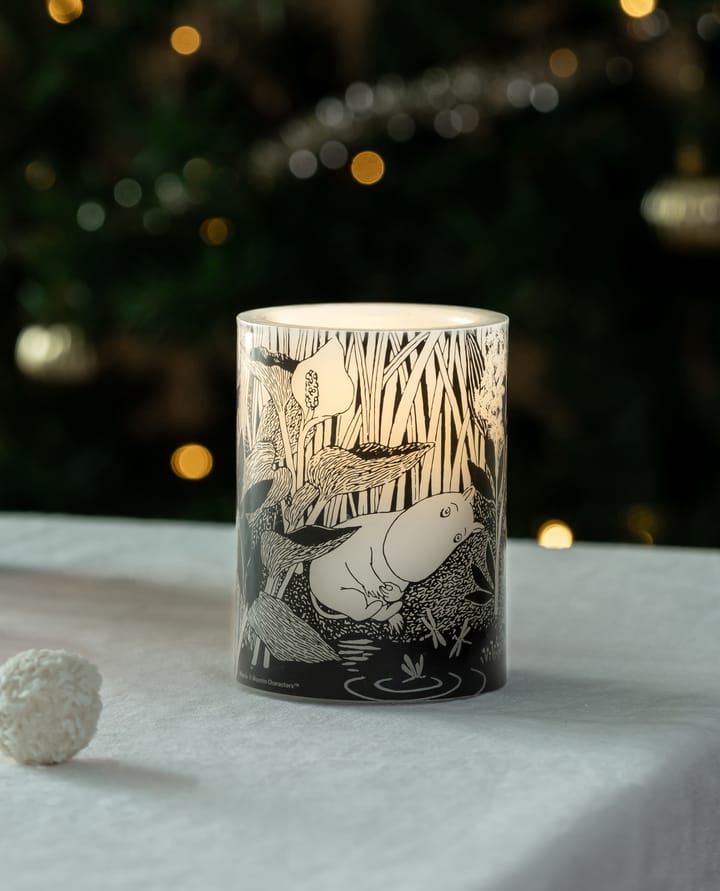 Moomin block κερί LED 10 cm, The pond Muurla
