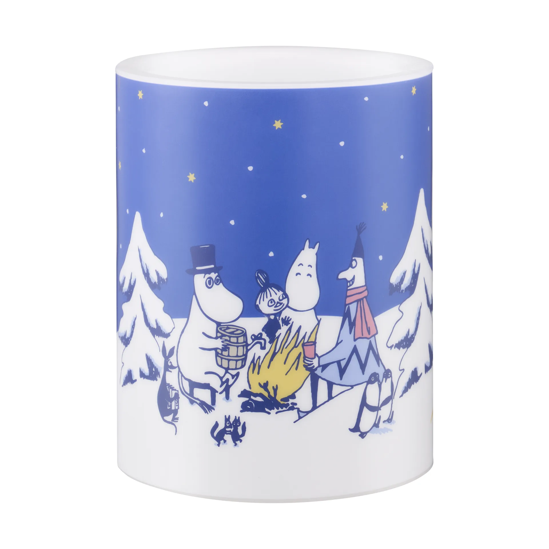 Moomin block κερί LED 12,5 cm, Starry night Muurla