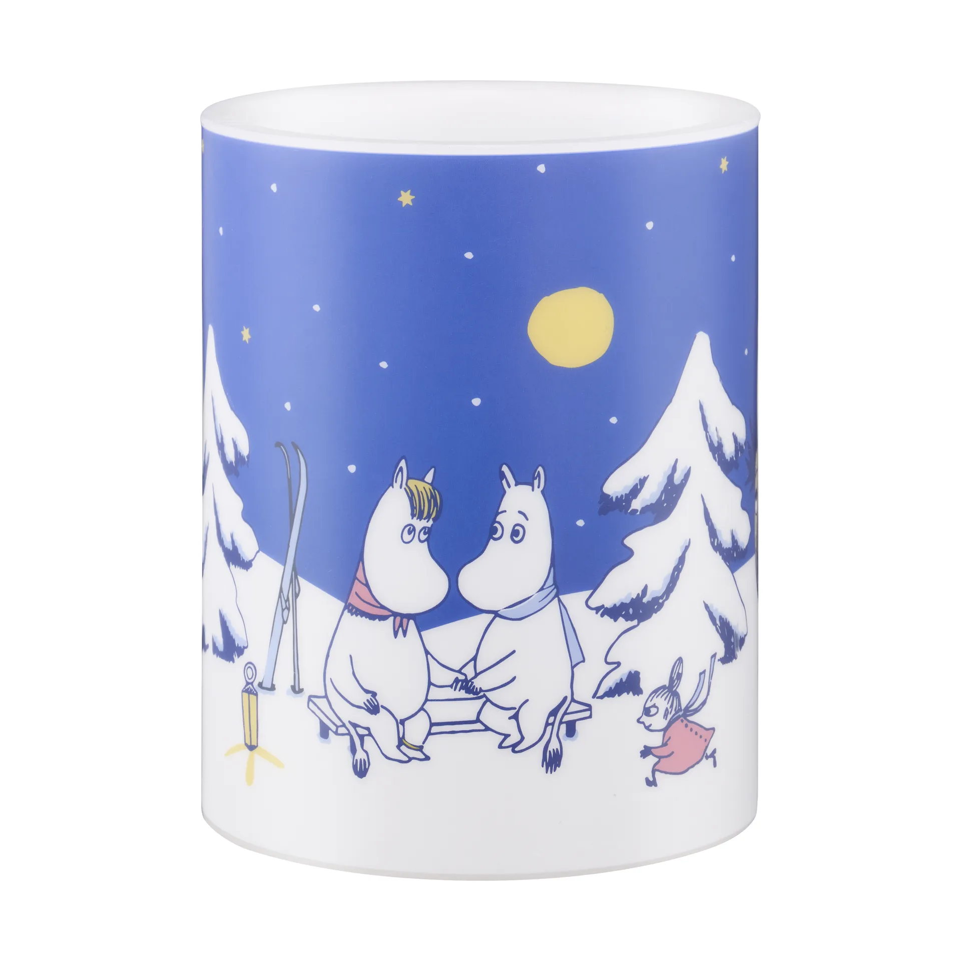 Moomin block κερί LED 12,5 cm, Starry night Muurla