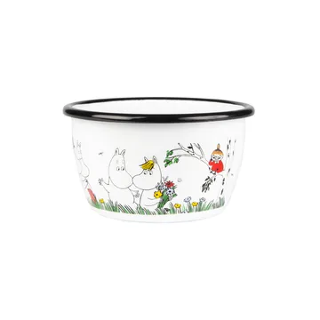 Moomin Colors εμαγιέ μπολ 30 cl - Χαρούμενη Οικογένεια - Muurla