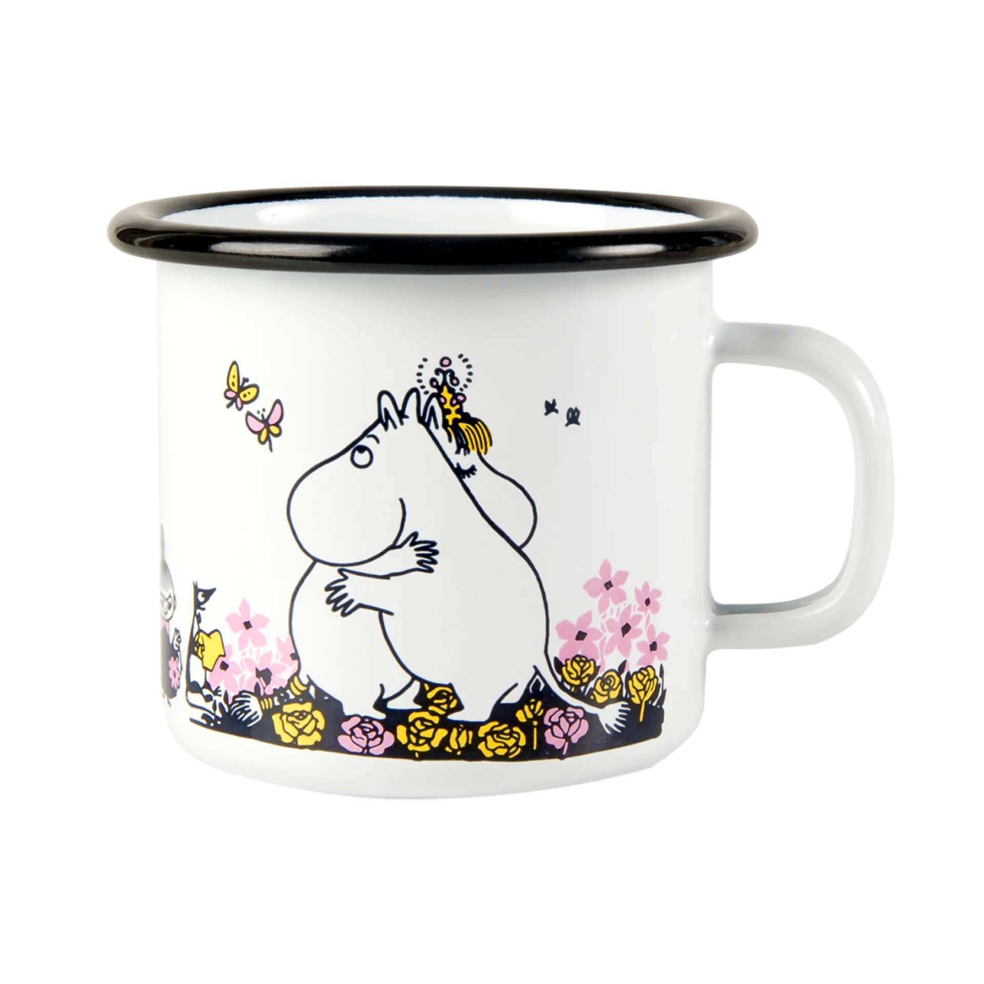 Moomin εμαγιέ κούπα hugs 25 cl, λευκό Muurla