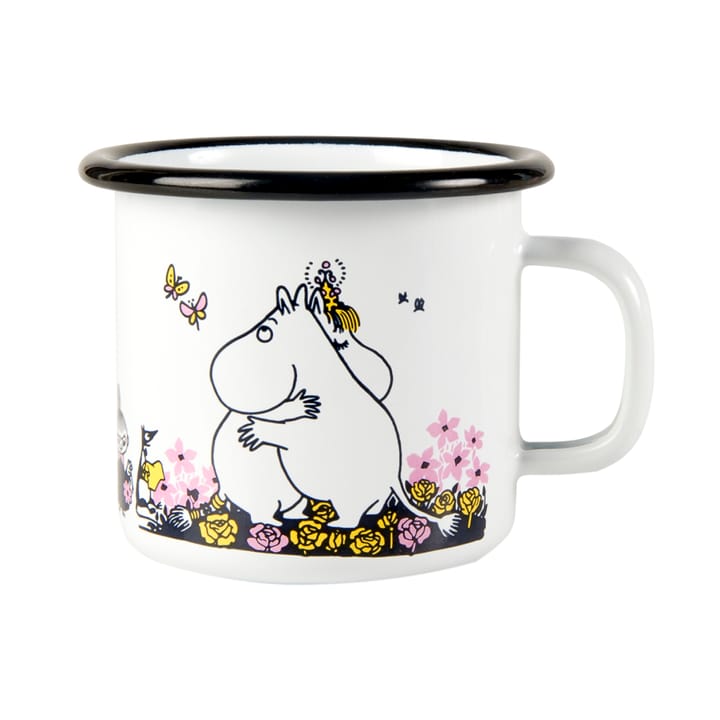 Moomin εμαγιέ κούπα hugs 25 cl - λευκό - Muurla