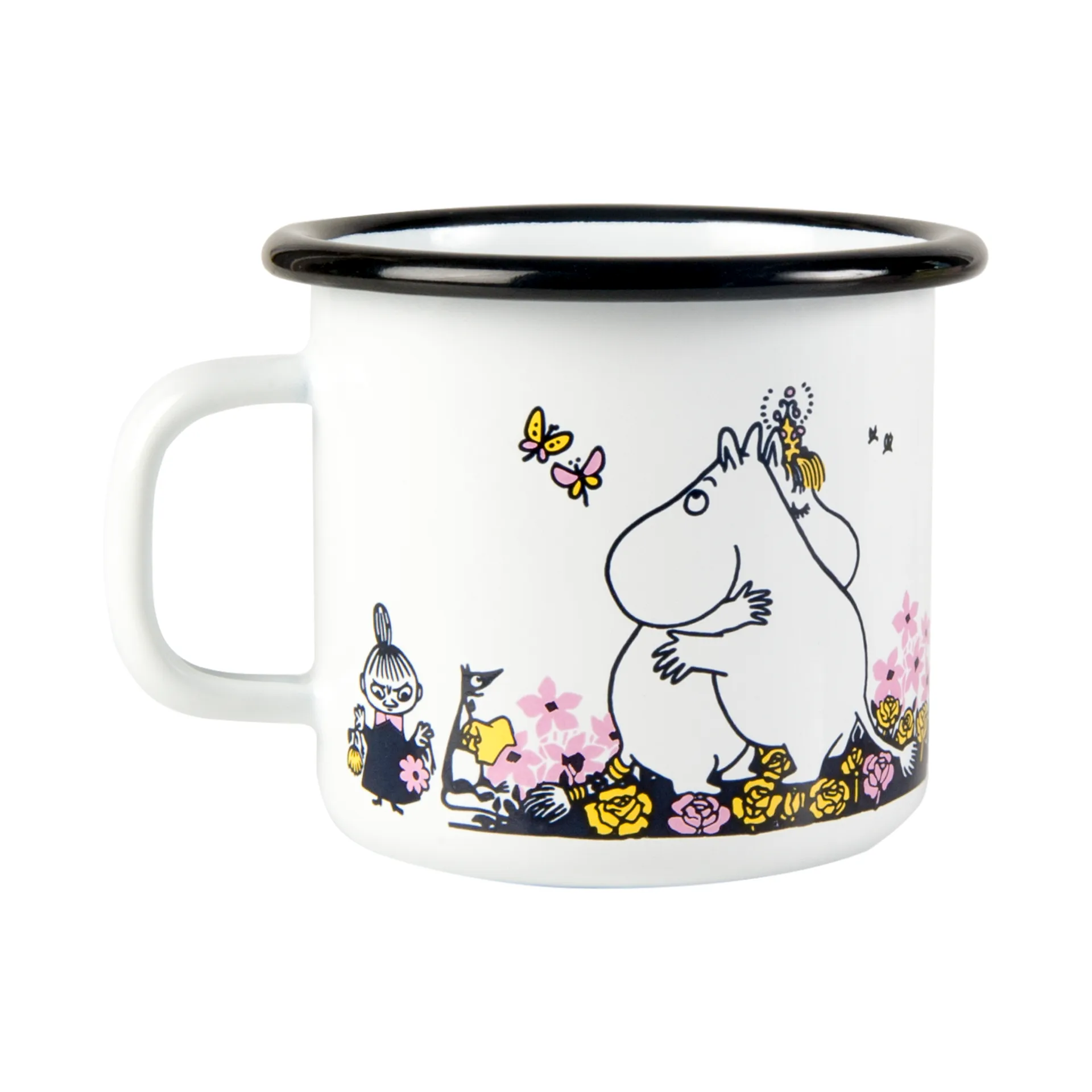 Moomin εμαγιέ κούπα hugs 25 cl, λευκό Muurla