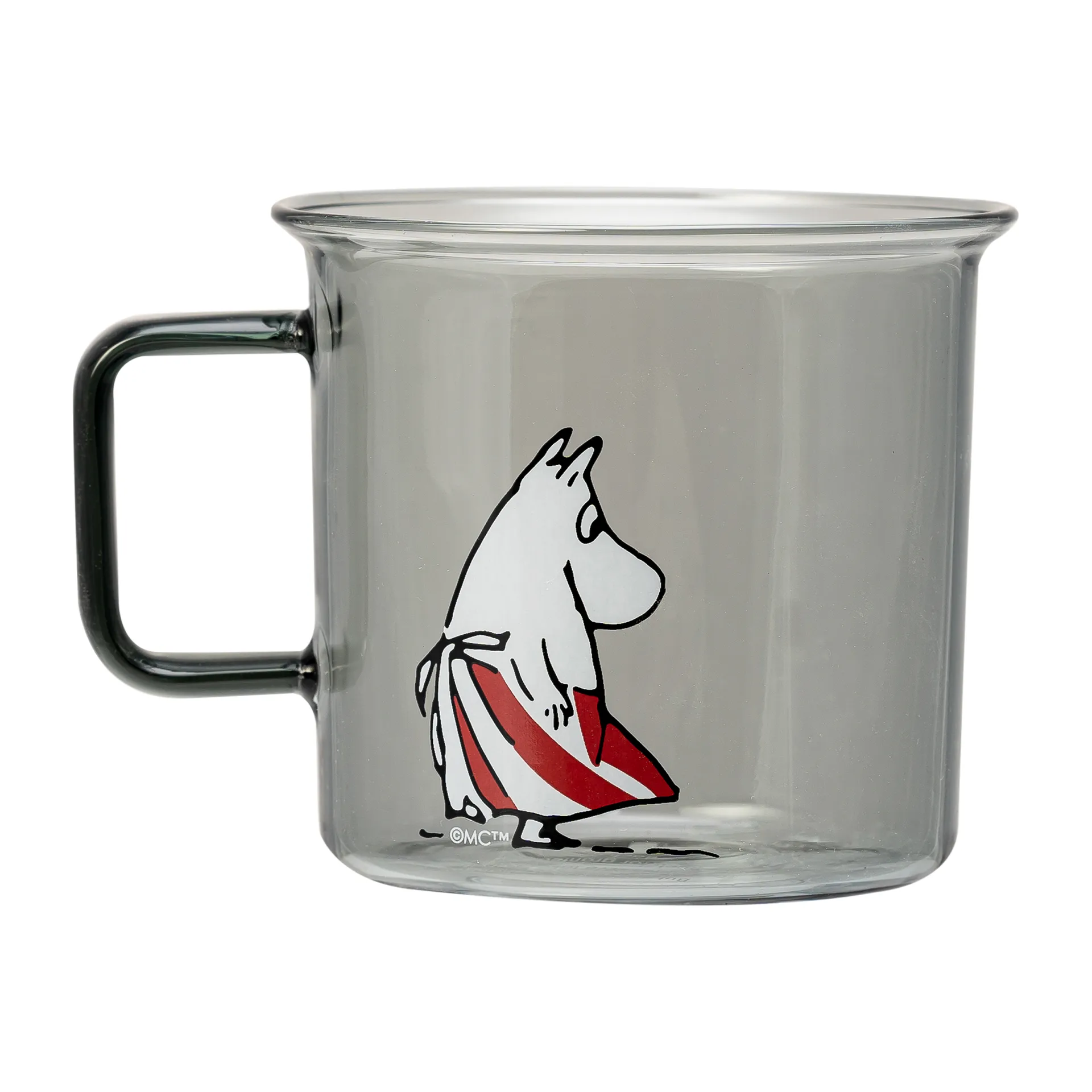 Moomin mamma γυάλινη κούπα 35 cl, γκρι Muurla