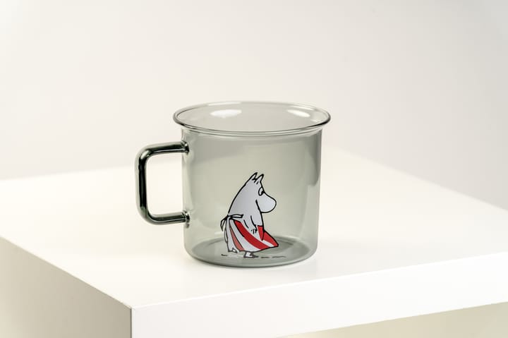 Moomin mamma γυάλινη κούπα 35 cl, γκρι Muurla
