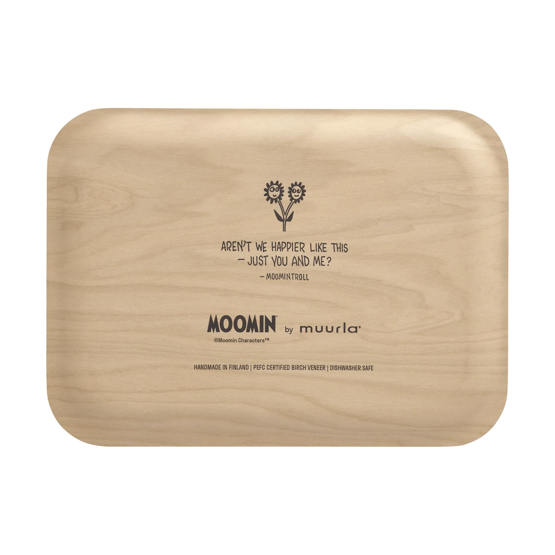 Δίσκος Mumin 20x27 εκ., Flowers Muurla