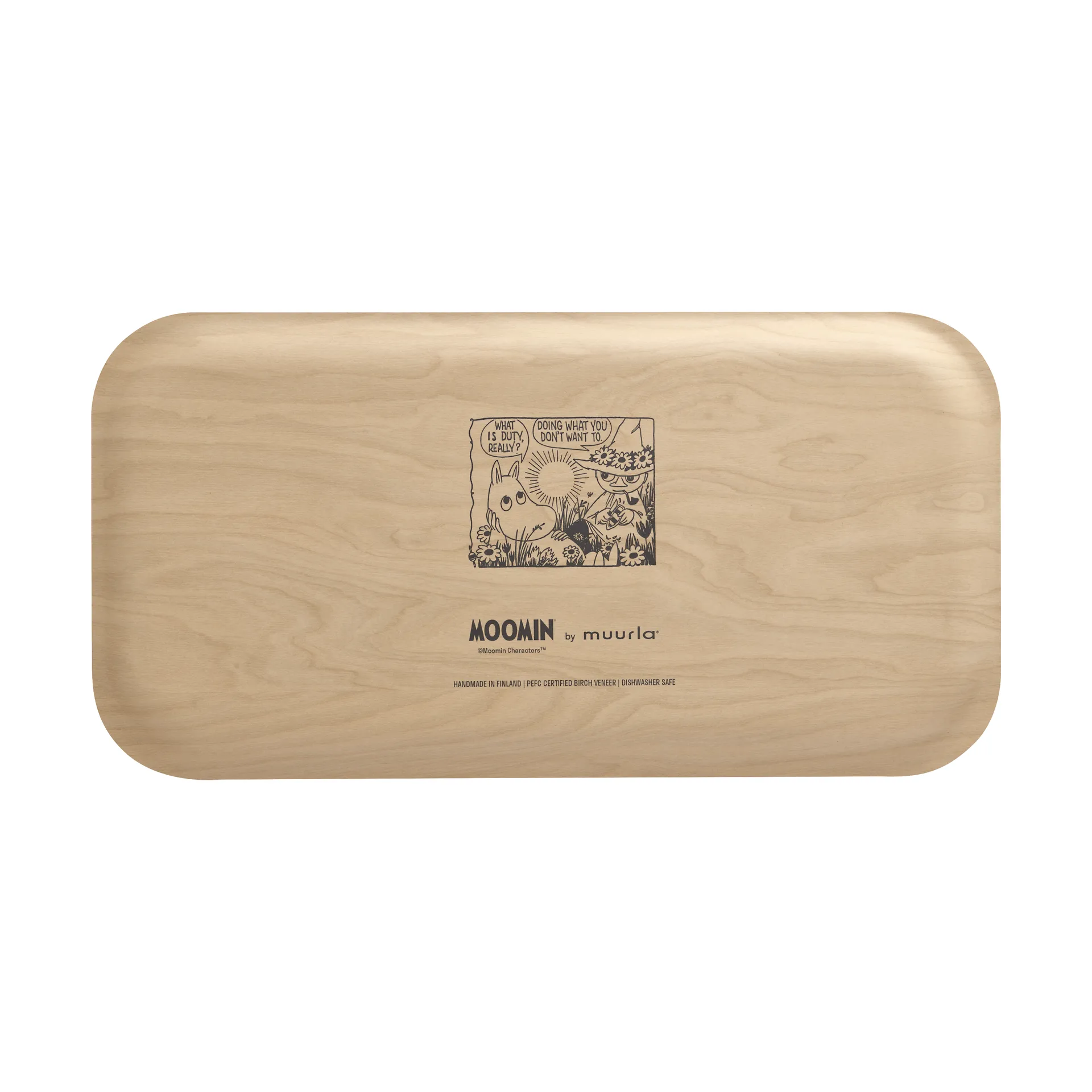 Δίσκος Mumin 22x43 cm, In the garden Muurla