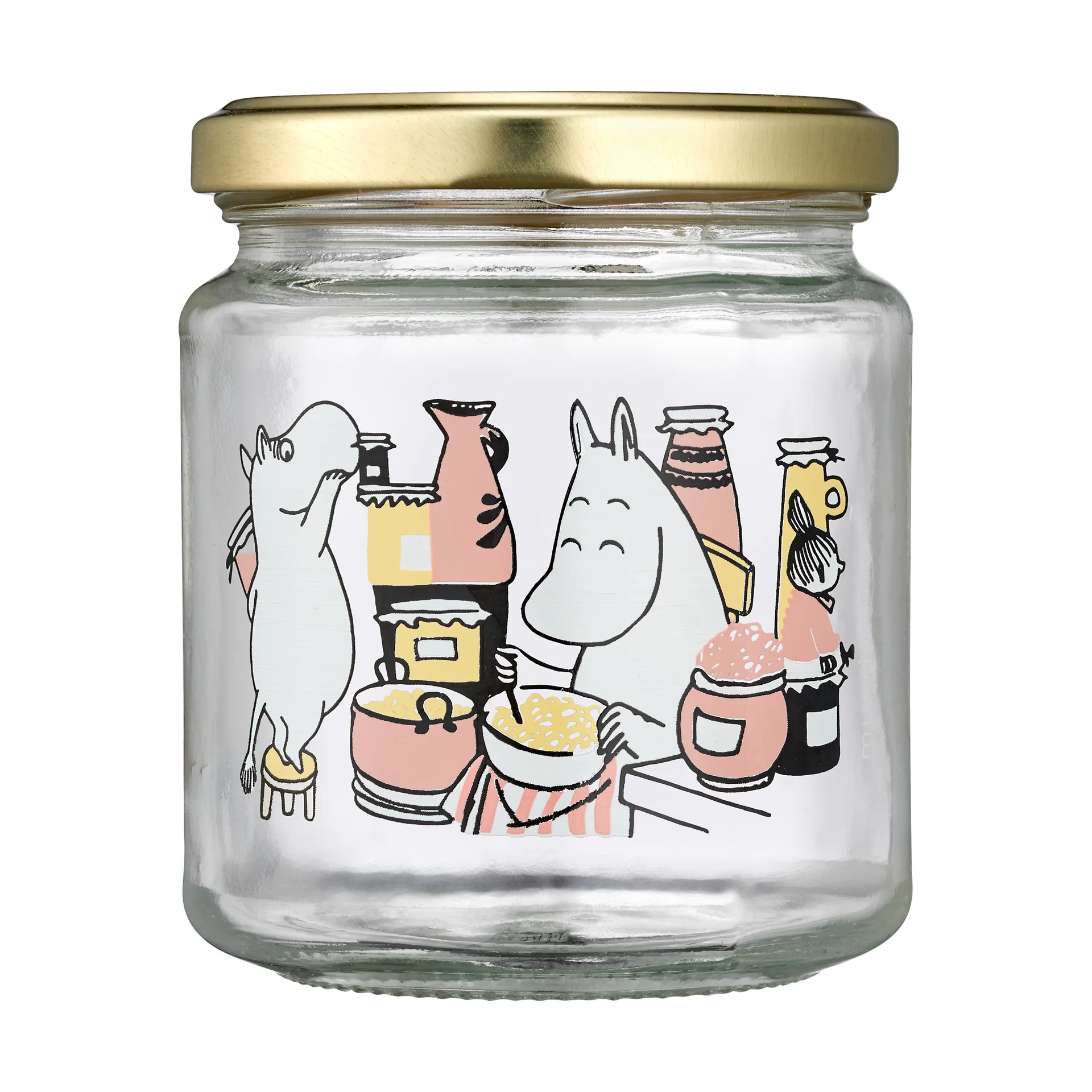 Mumin γυάλινο βάζο 30 cl, Jam Muurla