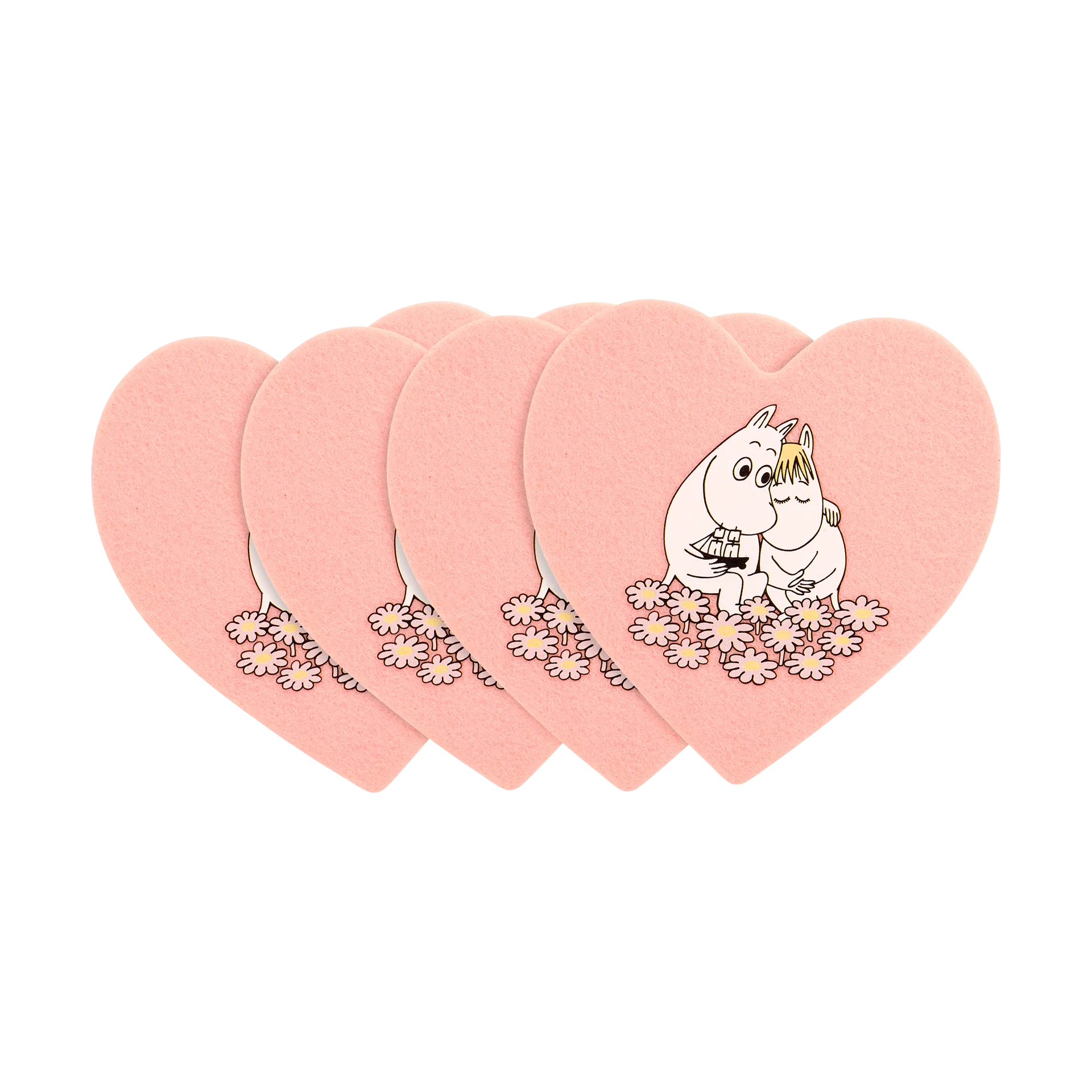 Mumin σουβέρ γυαλιού 4-pack, Together Muurla