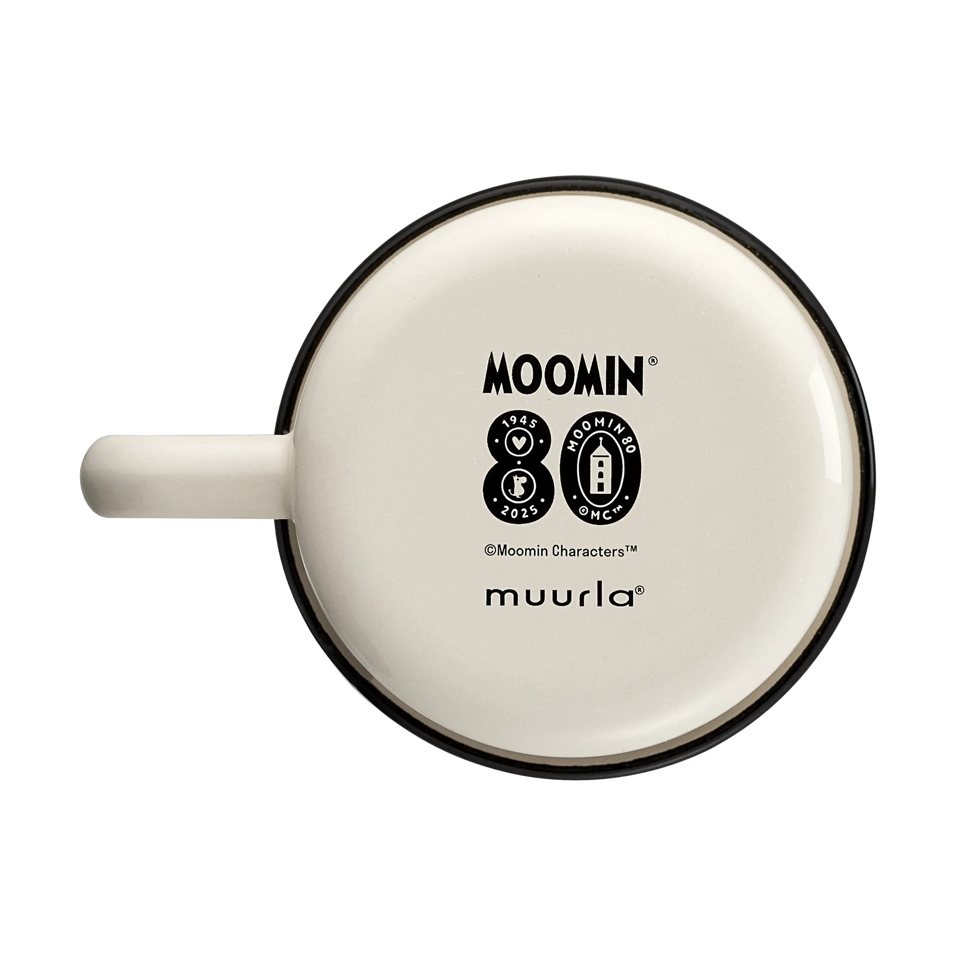 Κούπα σμάλτου Mumin 80 37 cl, Άσπρο Muurla