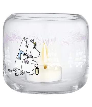Mumin φαναράκι Ø9x8 cm - Frosty Day - Muurla