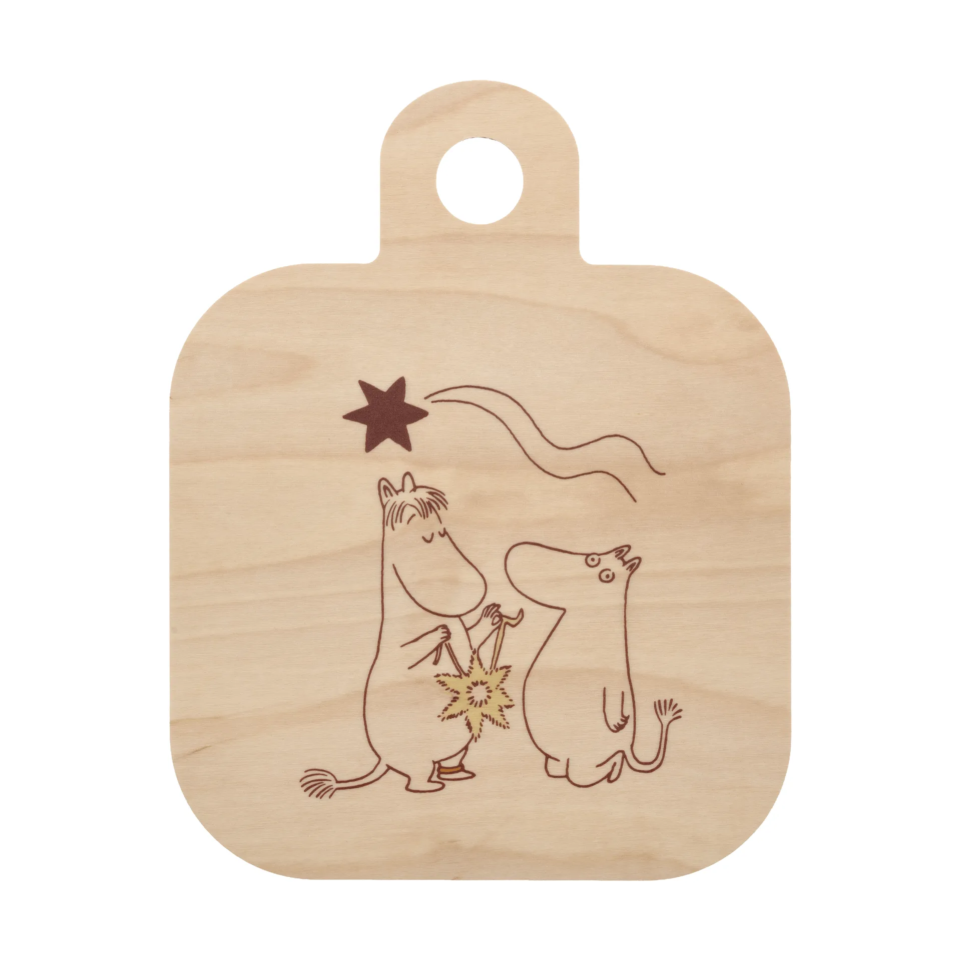 Mumin Chop & Serve ξύλο κοπής 25x32 cm, Comet Muurla