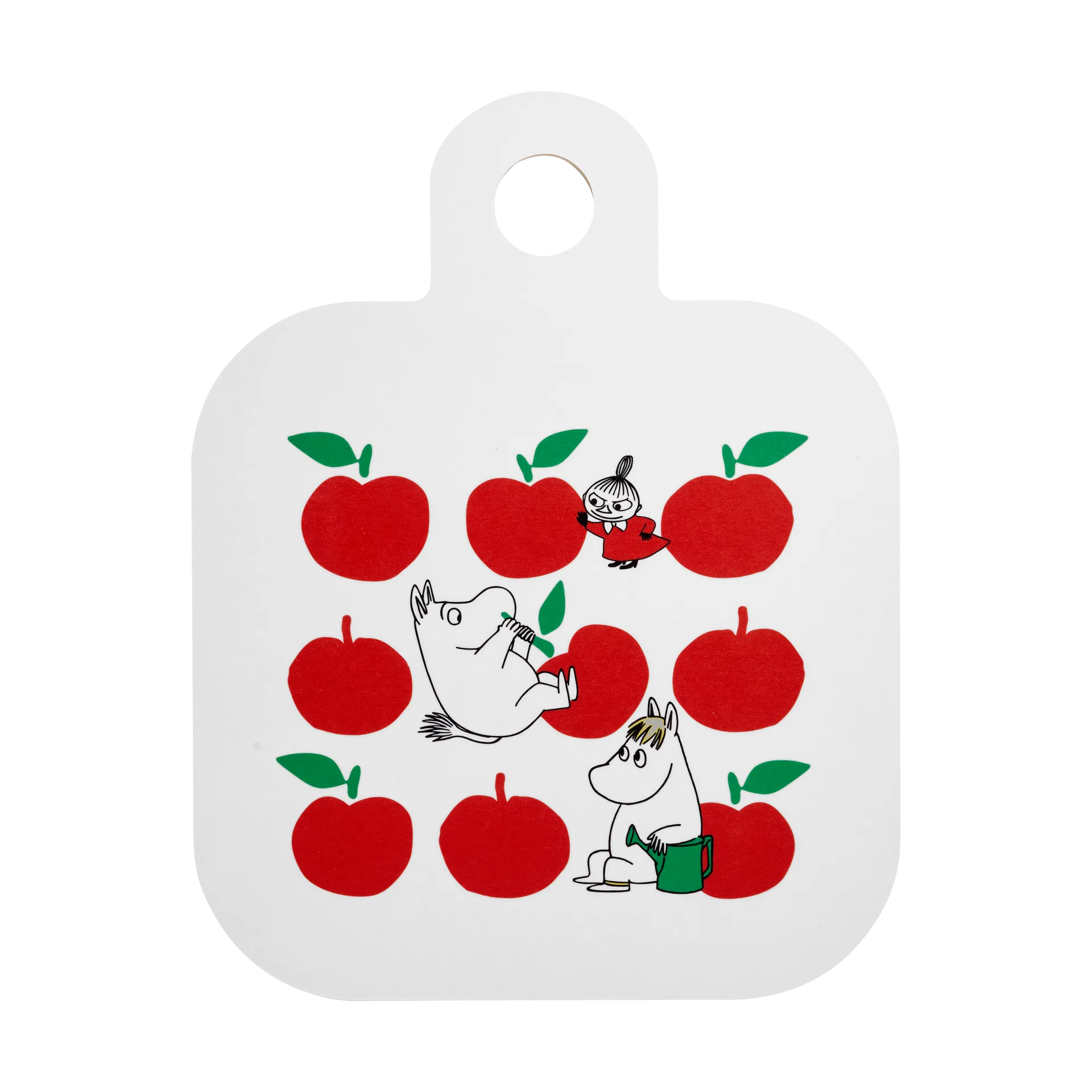 Mumin Chop & Serve ξύλο κοπής 25x32 cm, Joyfull Apples Muurla