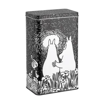 Mumin Friendship δοχείο καφέ από λαμαρίνα - Friendship, 12x8x20 cm - Muurla