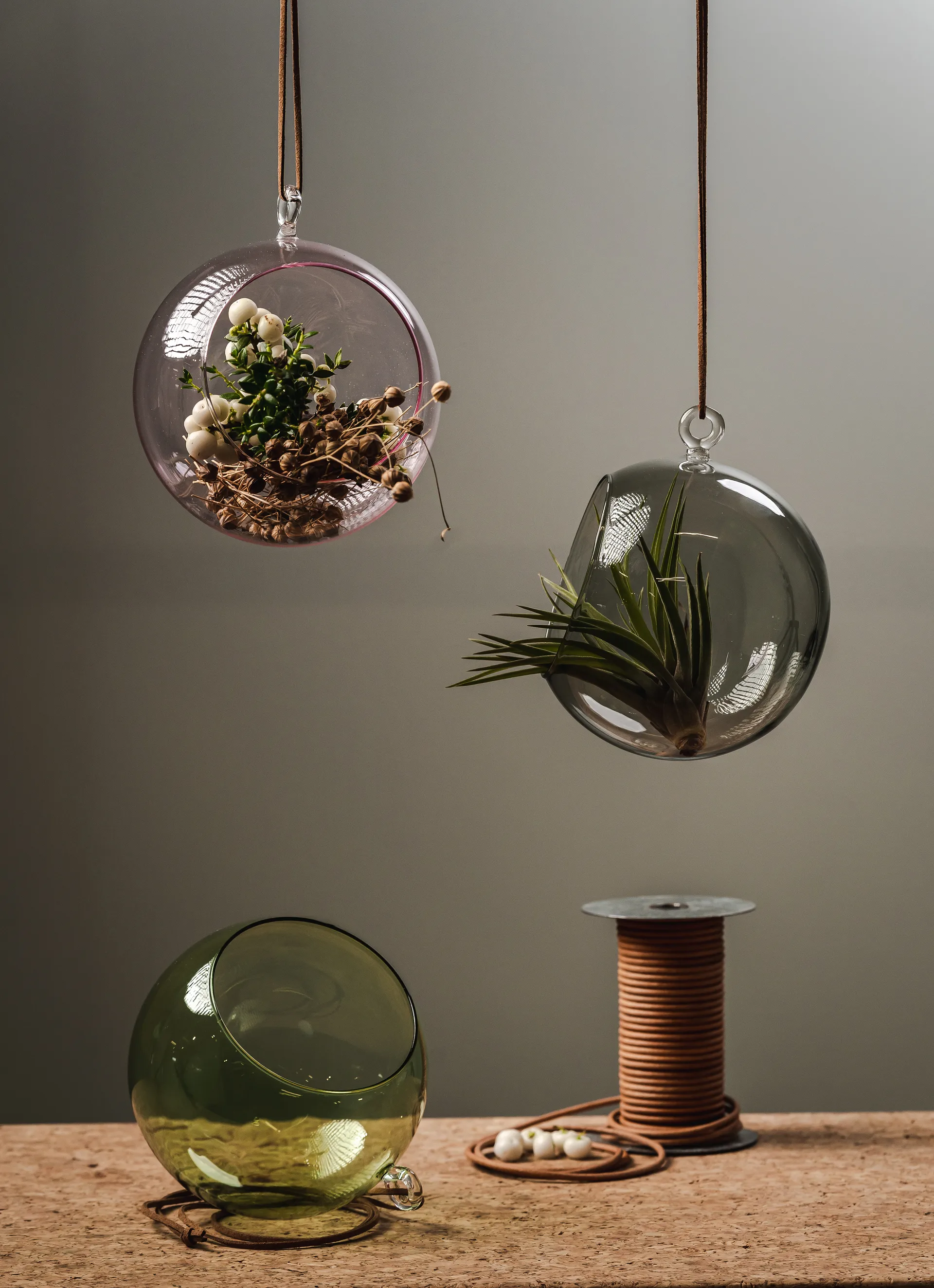 Muurla διακοσμητική μπάλα Ø12 cm, γκρι Muurla