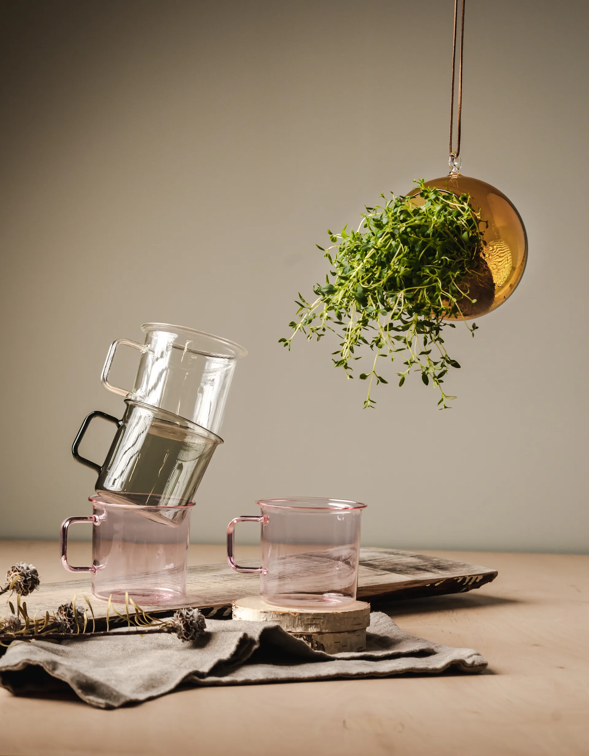 Muurla γυάλινη κούπα 35 cl, Διαφανές Muurla