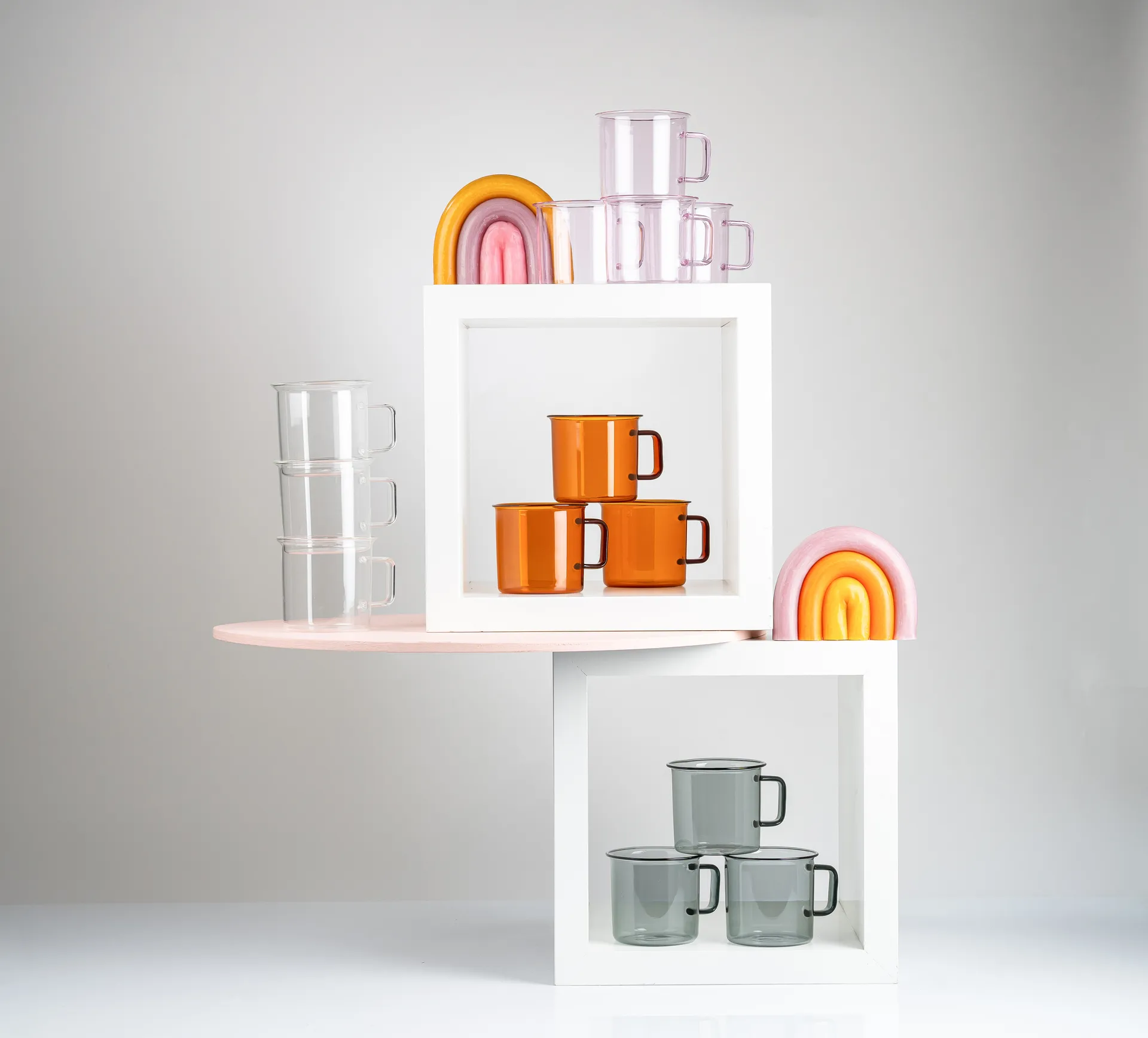 Muurla γυάλινη κούπα 35 cl, Κεχριμπάρι Muurla