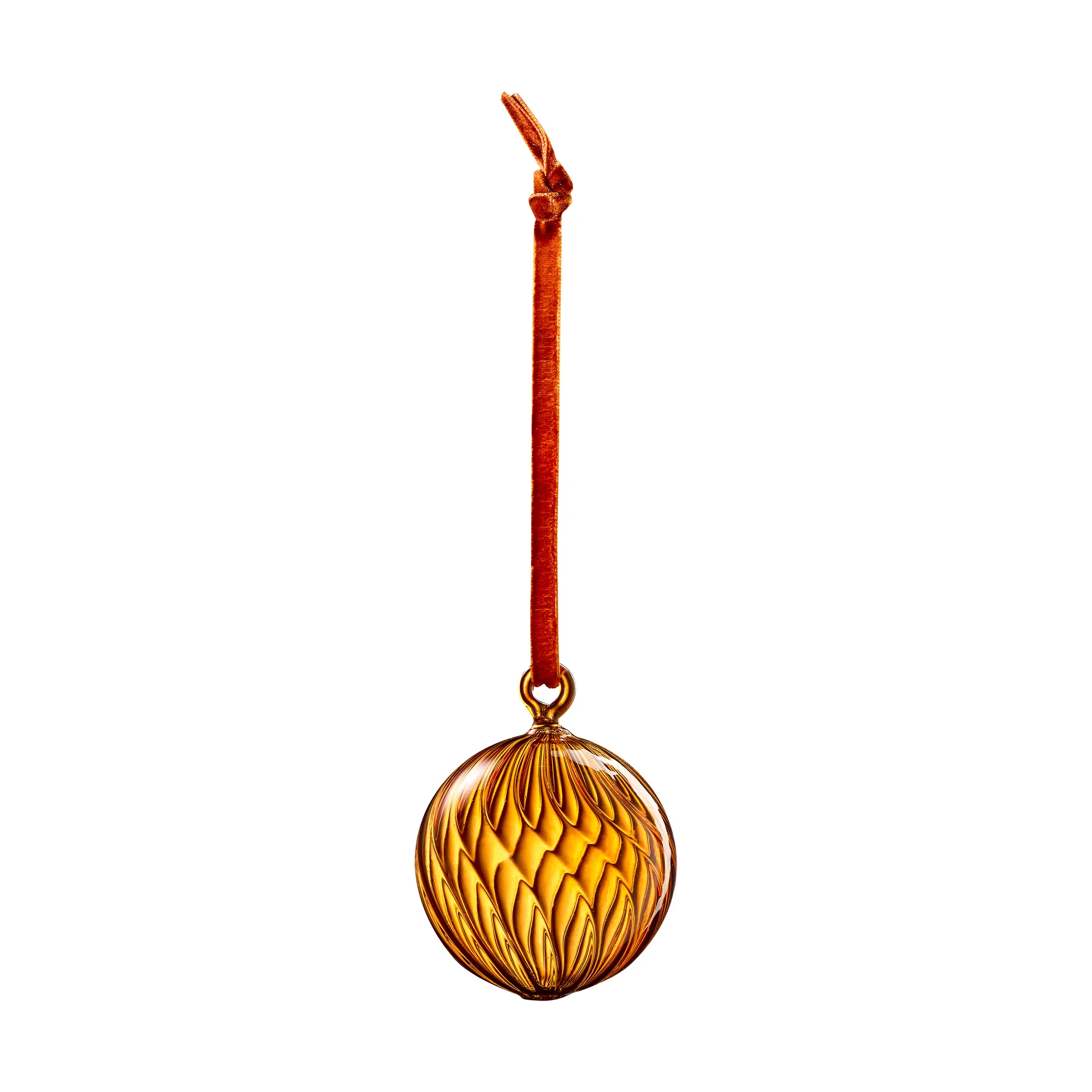 Muurla χριστουγεννιάτικη μπάλα δέντρου Ø6 cm, Amber Muurla