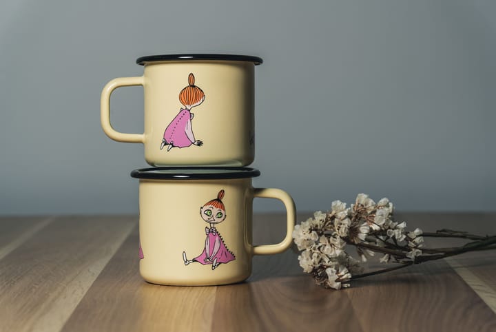 Mymble Retro εμαγιέ κούπα 37 cl, Κίτρινο Muurla
