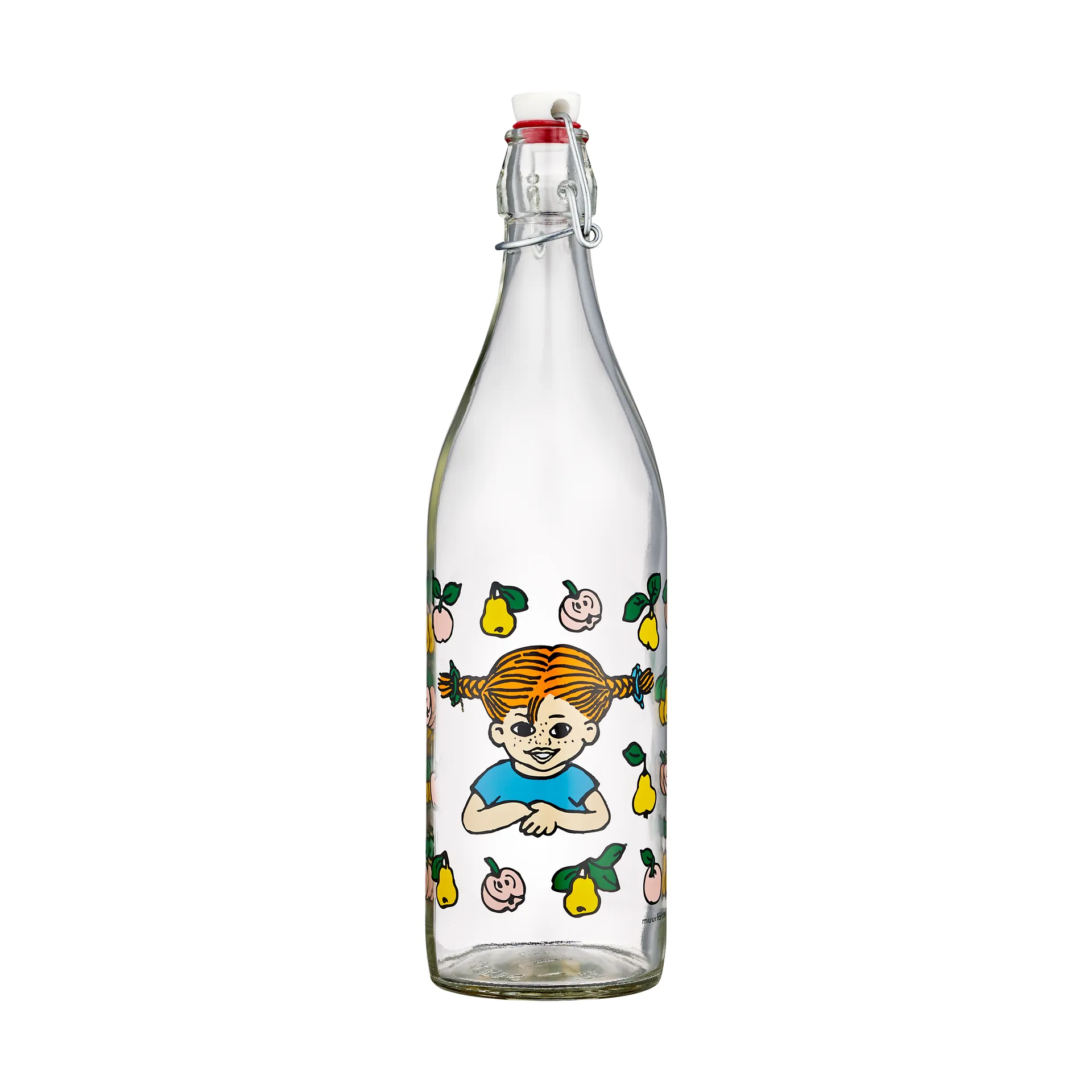 Pippi γυάλινο μπουκάλι 1 L, Fruits Muurla