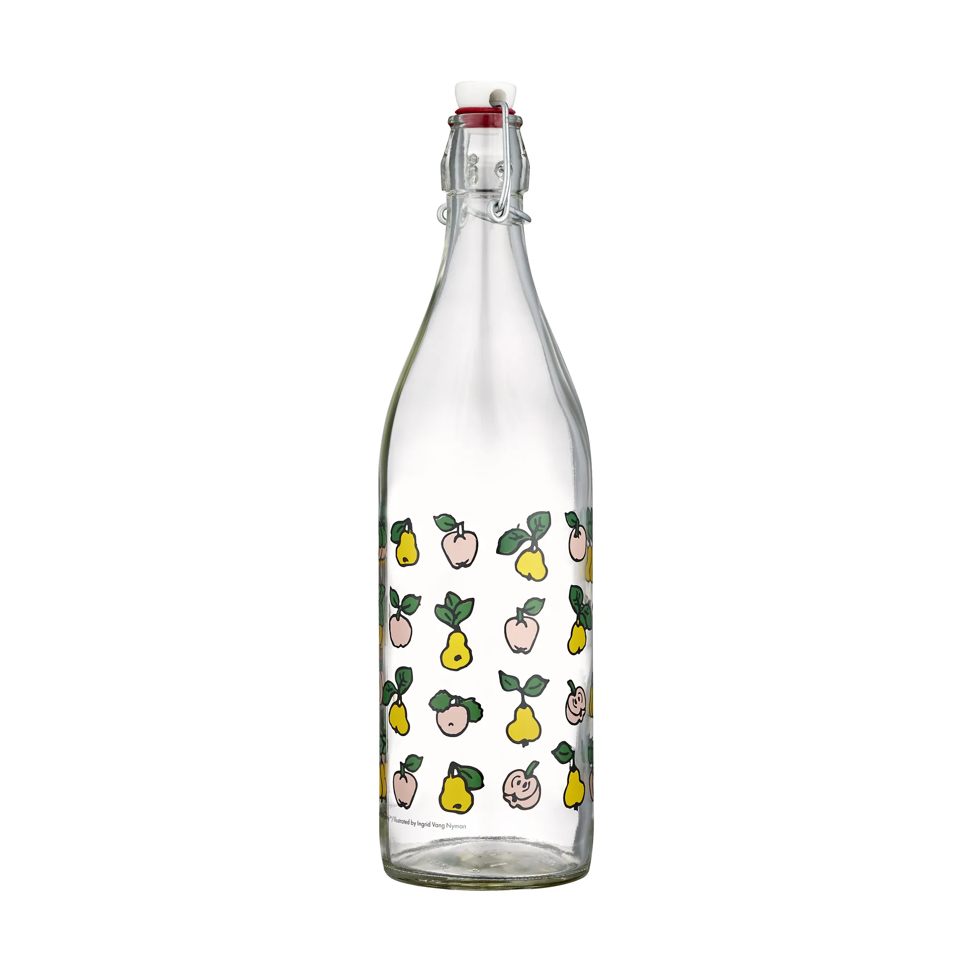 Pippi γυάλινο μπουκάλι 1 L, Fruits Muurla