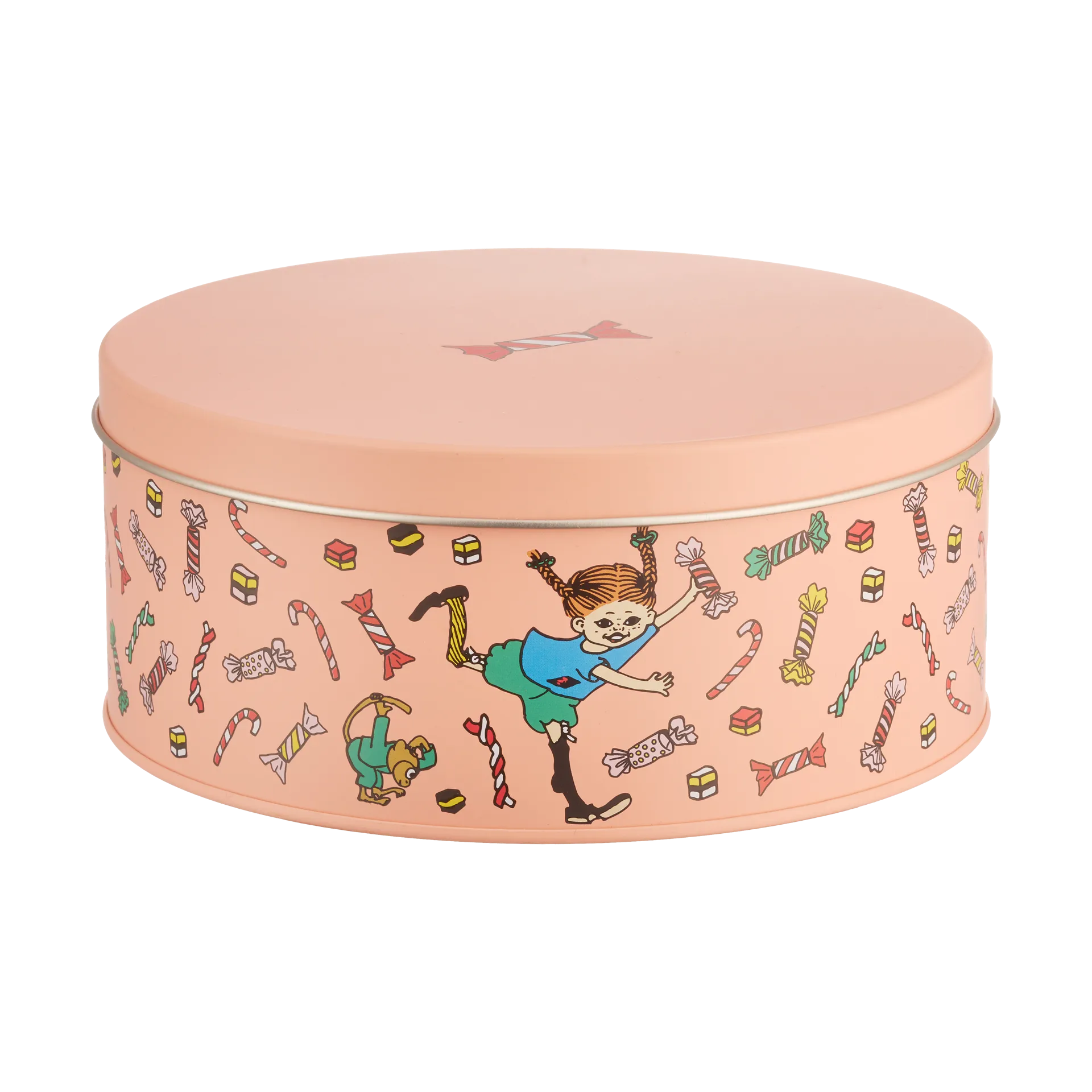 Pippi δοχείο αποθήκευσης με καπάκι Ø15 cm, Candy Muurla