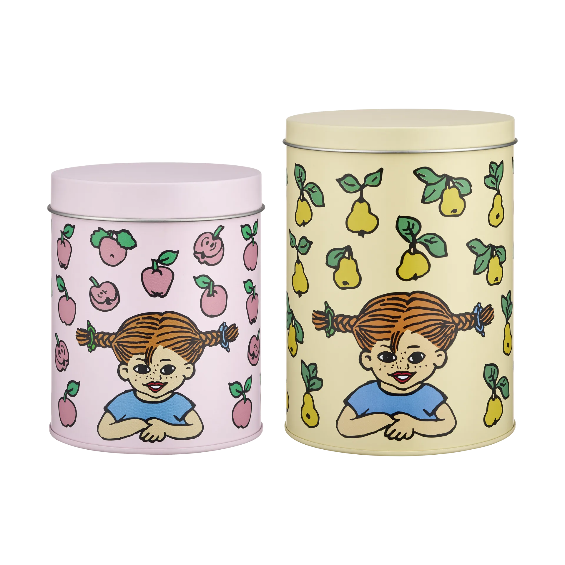 Σετ δοχείων Pippi 2 τεμαχίων, Fruits Muurla