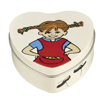Pippi μεταλλικό κουτί σε σχήμα καρδιάς 4x10 εκ. - Be More Pippi - Muurla