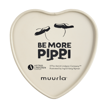 Pippi μεταλλικό κουτί σε σχήμα καρδιάς 4x10 εκ. - Be More Pippi - Muurla
